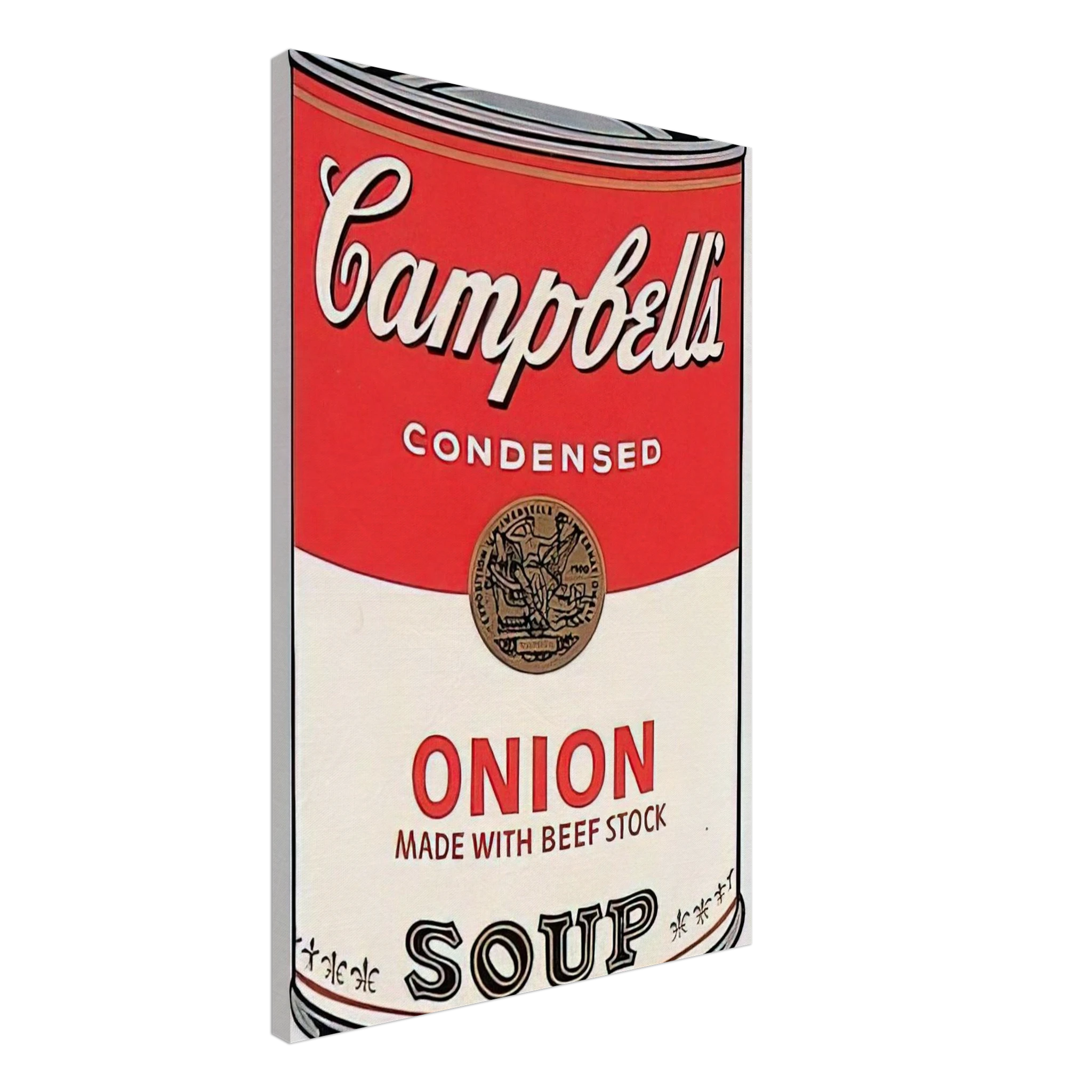 Campbell's Soup Can  onion  Canvas | Andy Warhol Canvas | Andy Warhol Prints