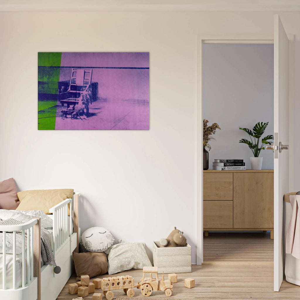 Big electric chair Canvas | Andy Warhol Canvas | Andy Warhol Prints