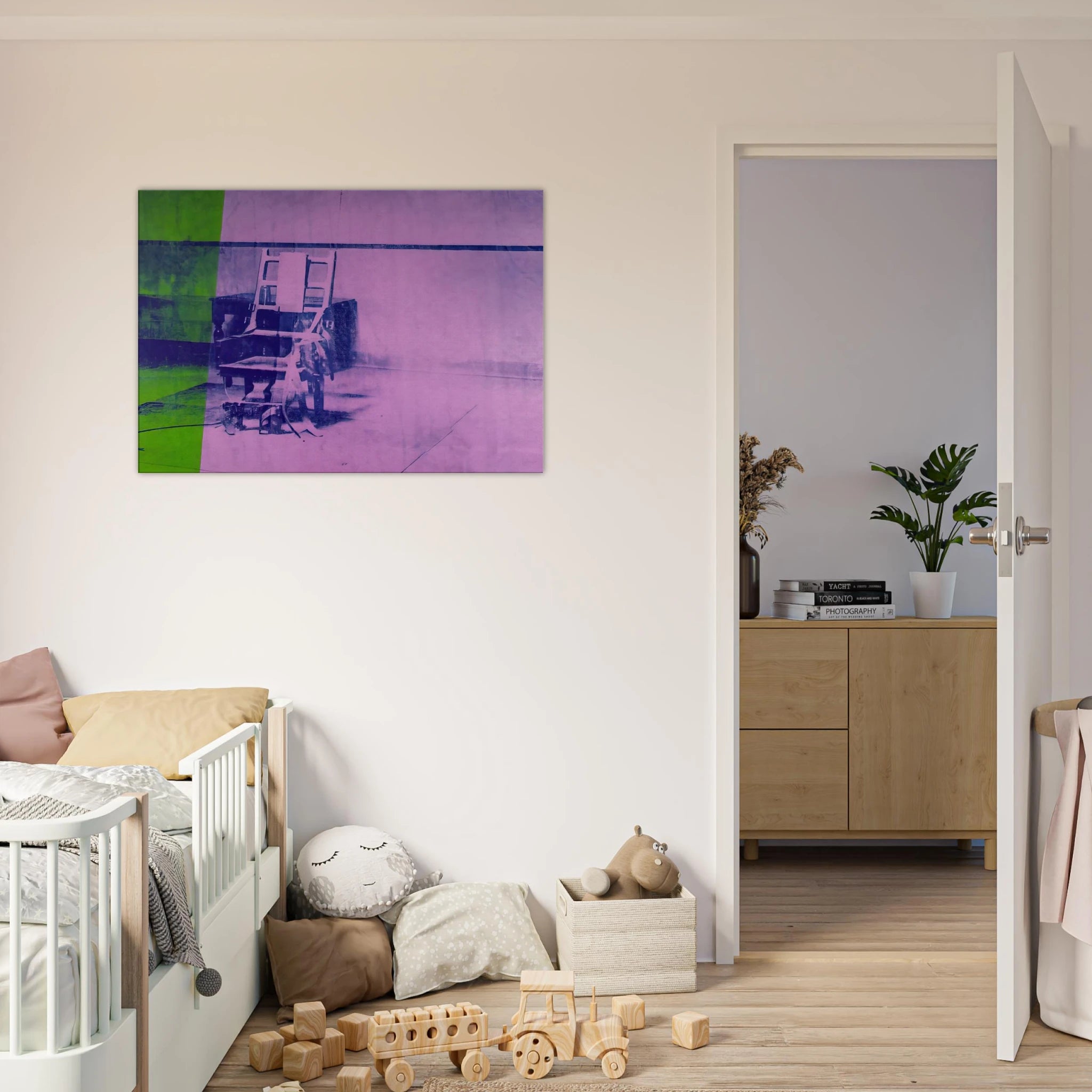 Big electric chair Canvas | Andy Warhol Canvas | Andy Warhol Prints