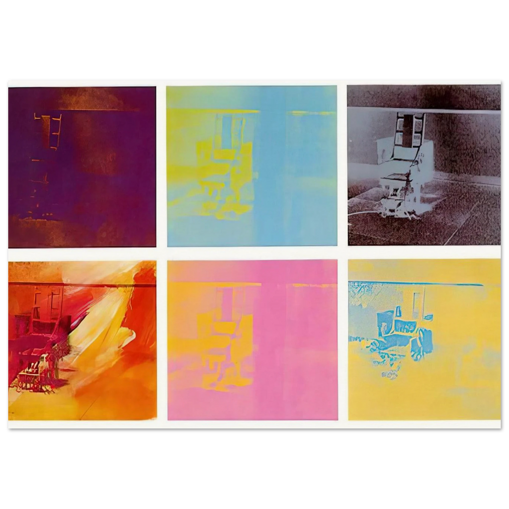 Electric Chair Poster | Andy Warhol Poster | Andy Warhol Prints