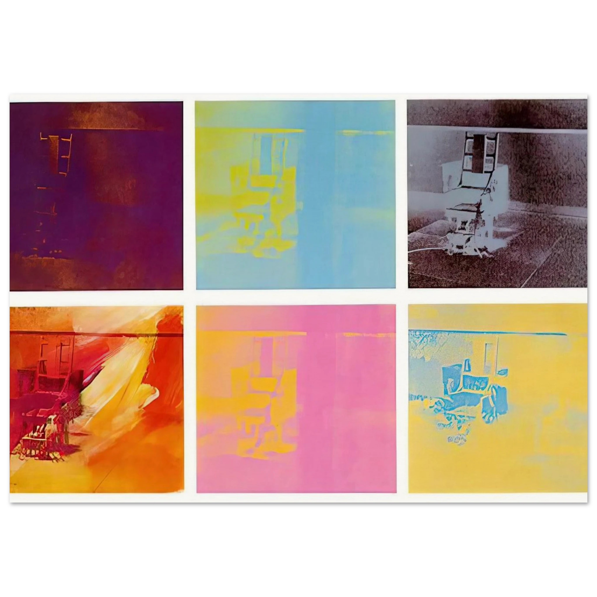Electric Chair Poster | Andy Warhol Poster | Andy Warhol Prints