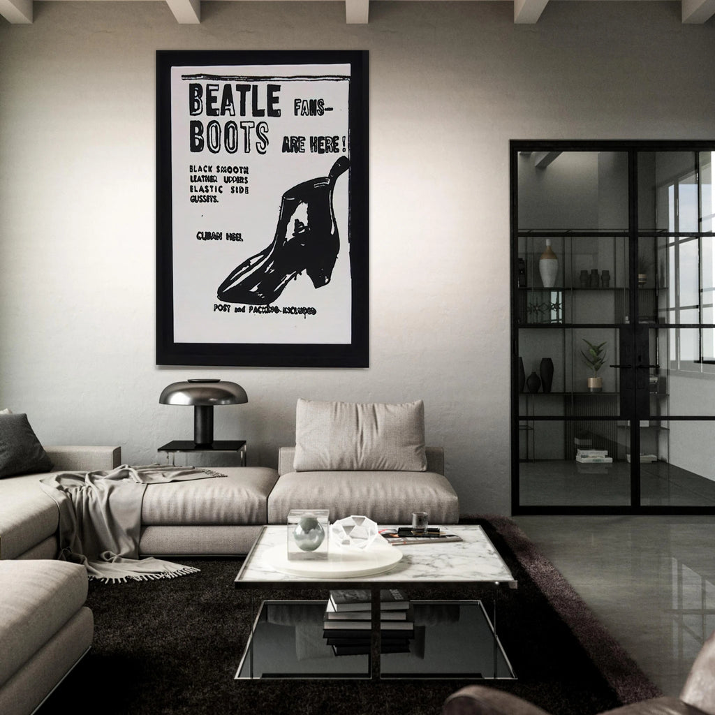 Beatle Boots Poster | Andy Warhol Poster | Andy Warhol Prints