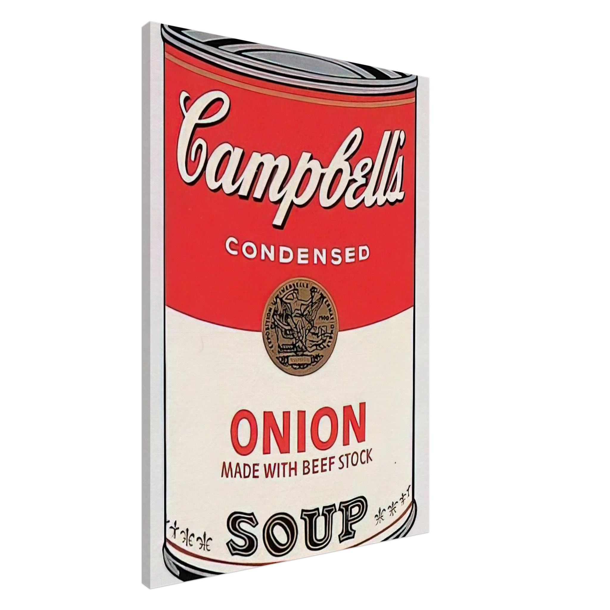 Campbell's Soup Can  onion  Canvas | Andy Warhol Canvas | Andy Warhol Prints
