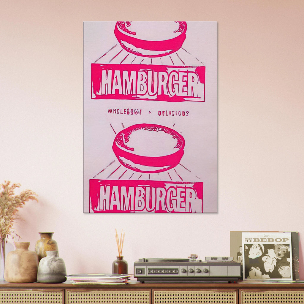 Double Hamburger Canvas | Andy Warhol Canvas | Andy Warhol Prints