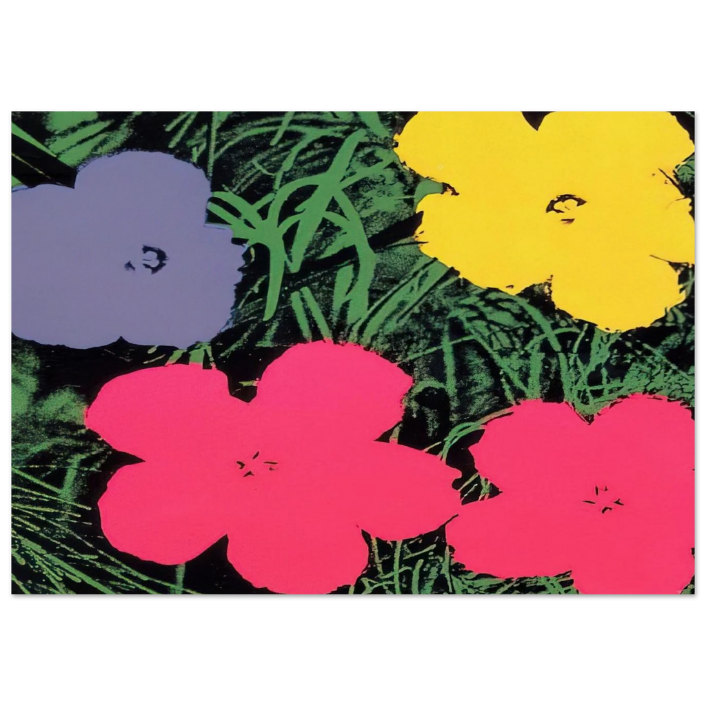 Flowers Poster | Andy Warhol Poster | Andy Warhol Prints
