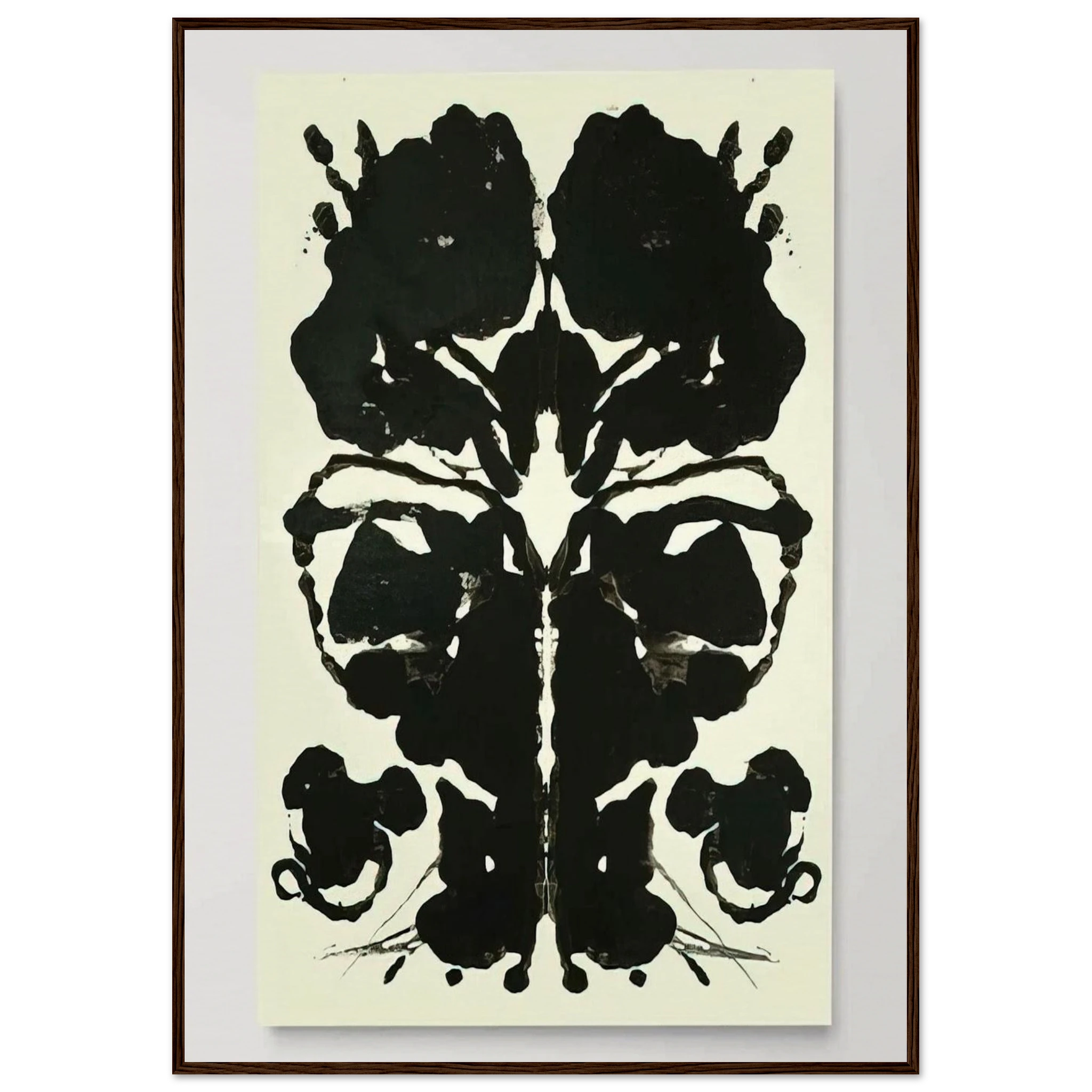 Rorschach Framed Poster | Andy Warhol Framed Prints Wall Art | Andy Warhol Prints