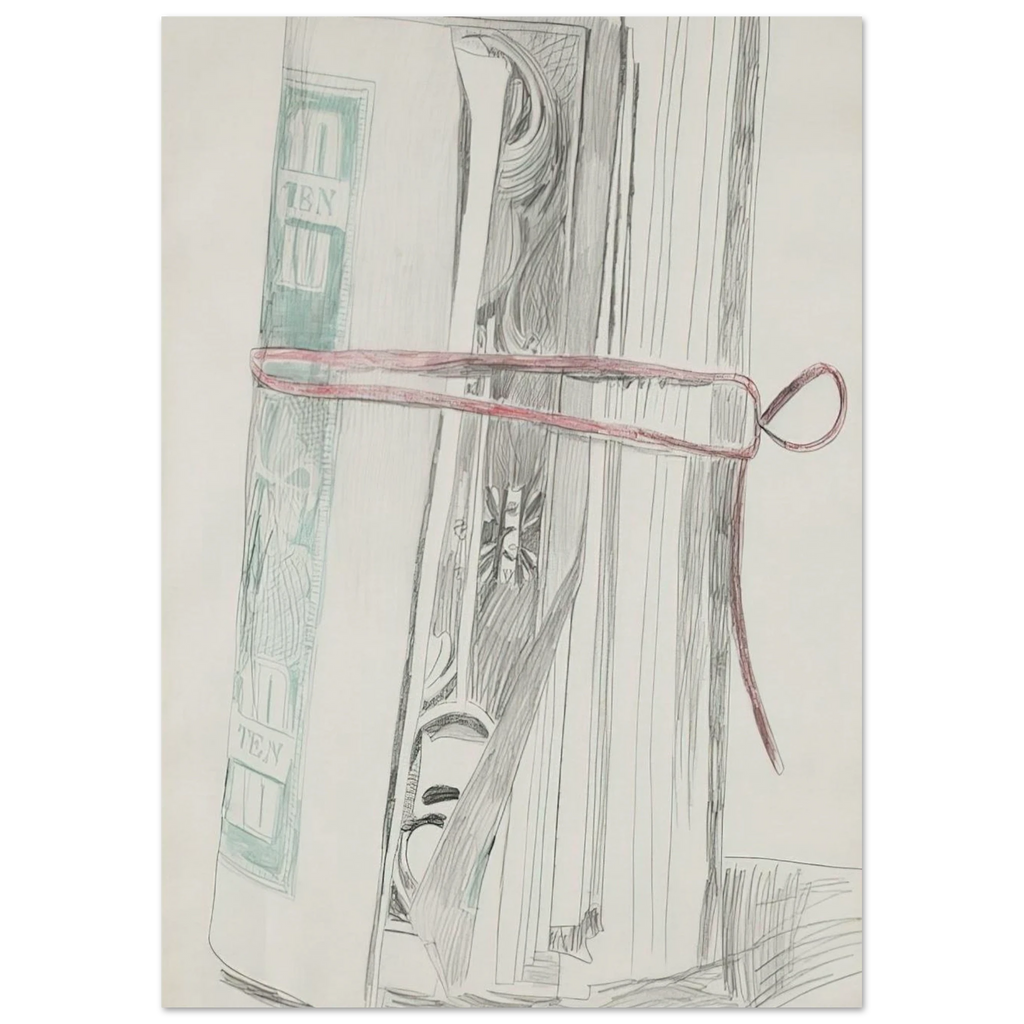 Roll of Bills Poster | Andy Warhol Poster | Andy Warhol Prints