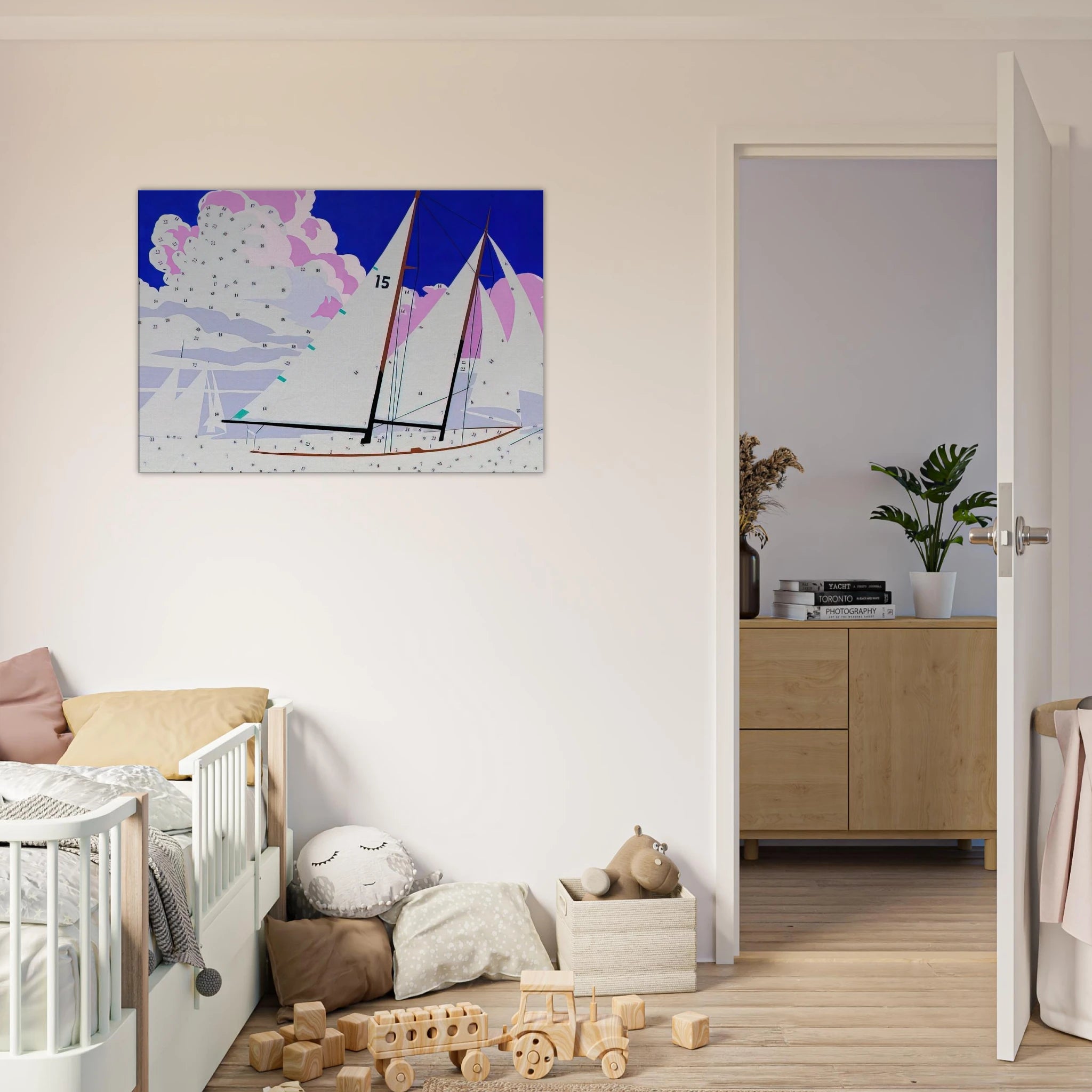 Do It Yourself  Sailboats  Canvas | Andy Warhol Canvas | Andy Warhol Prints