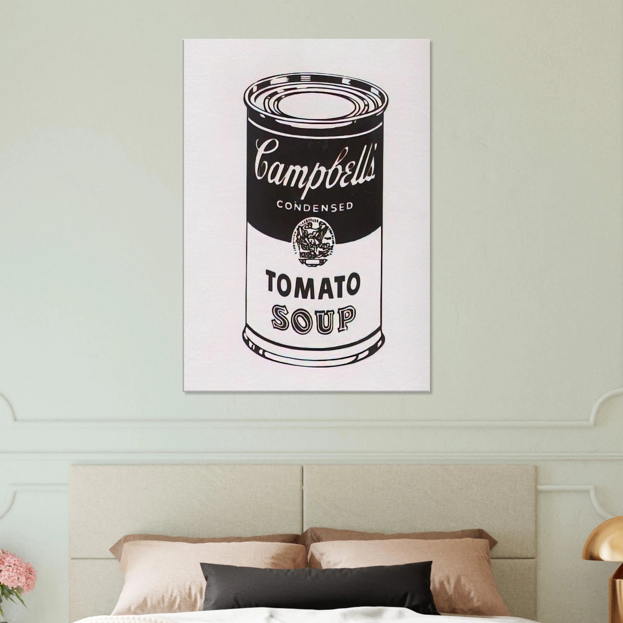 Campbell's Soup Can  Tomato -Retrospective Series Canvas | Andy Warhol Canvas | Andy Warhol Prints