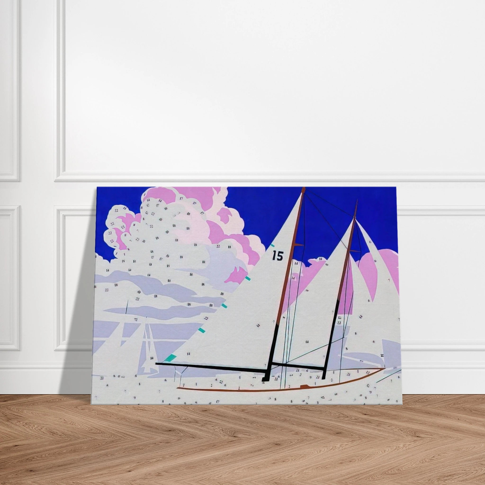 Do It Yourself  Sailboats  Canvas | Andy Warhol Canvas | Andy Warhol Prints