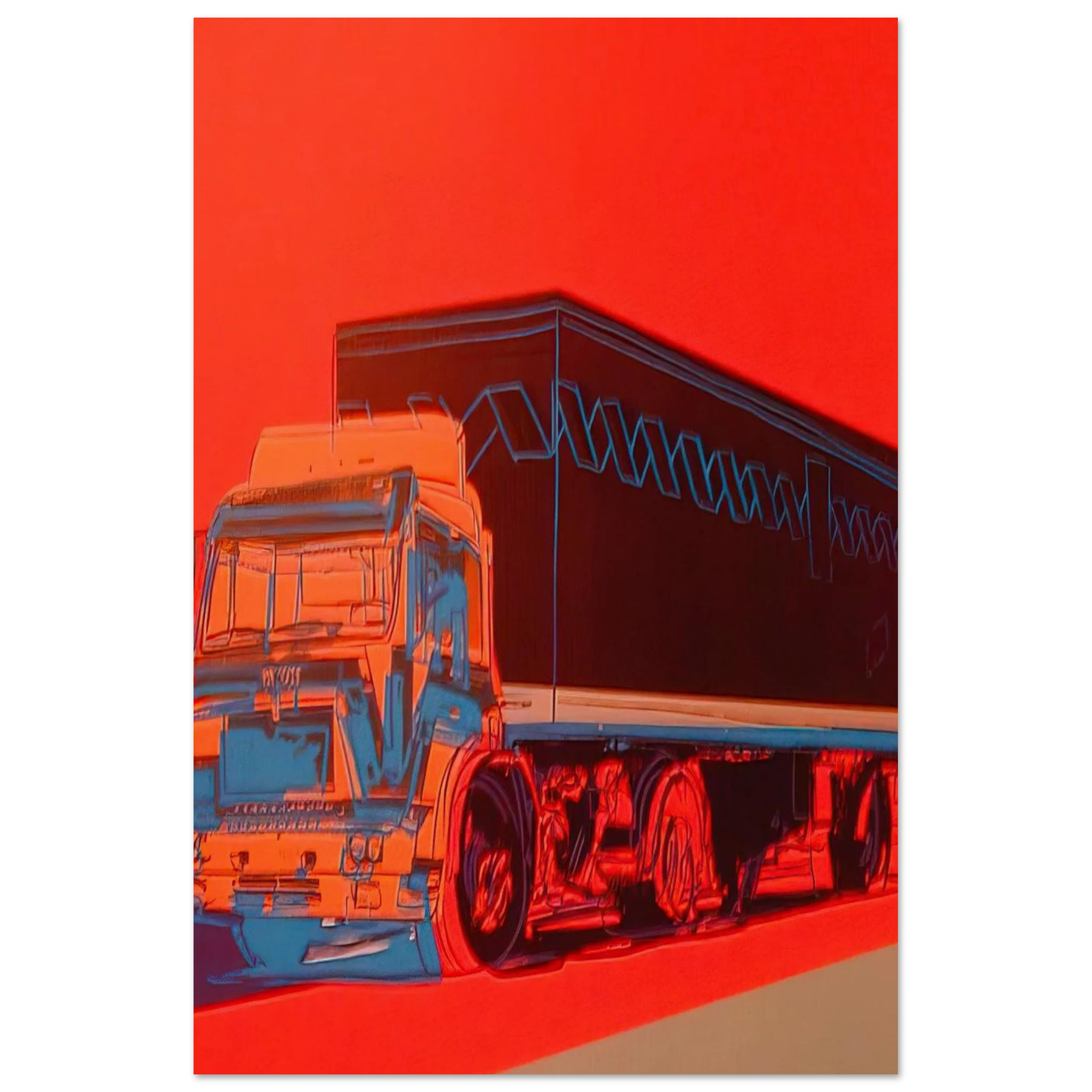 Truck Announcement Poster | Andy Warhol Poster | Andy Warhol Prints