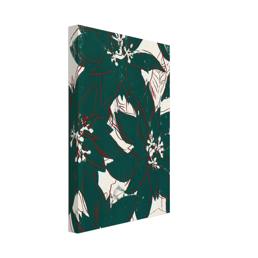 Poinsetta Canvas | Andy Warhol Canvas | Andy Warhol Prints