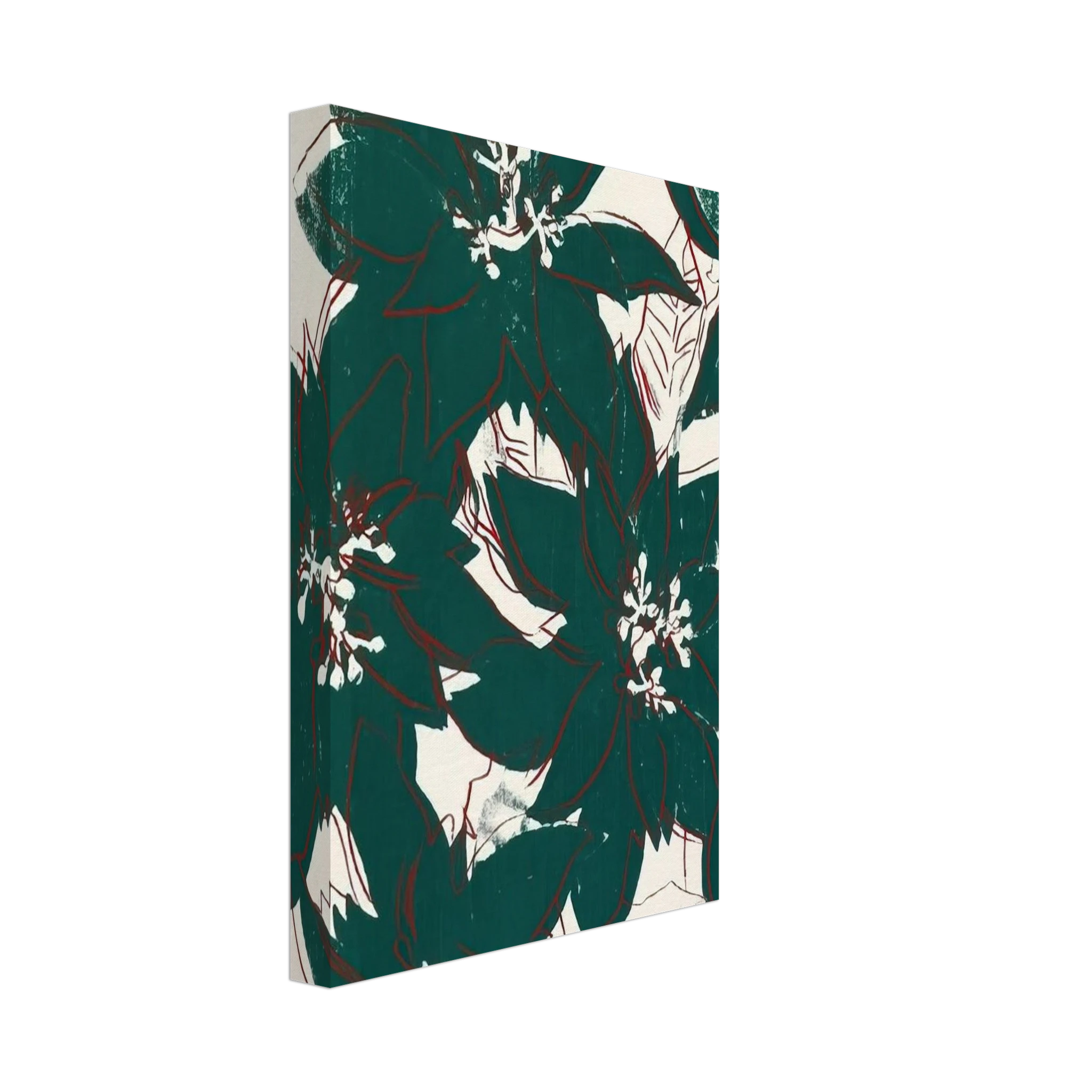 Poinsetta Canvas | Andy Warhol Canvas | Andy Warhol Prints