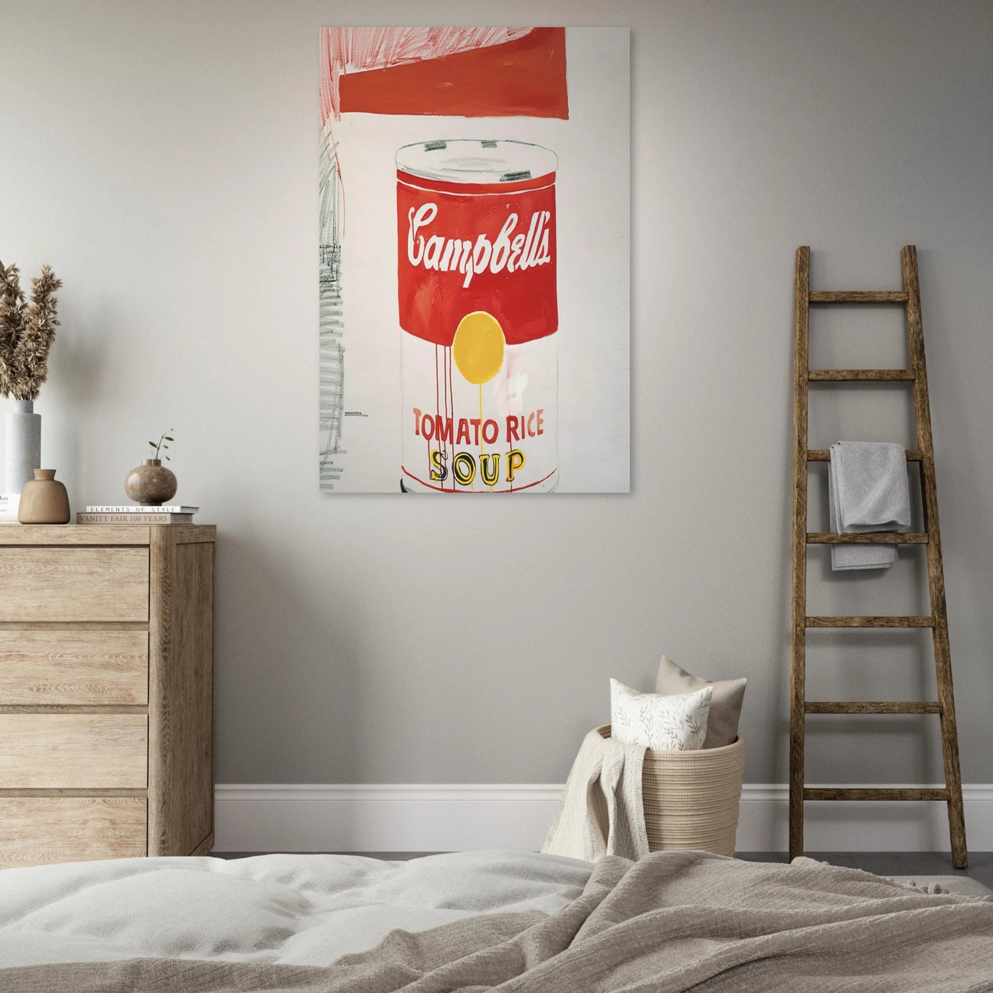 Campbell's Soup Can  Tomato Rice  Poster | Andy Warhol Poster | Andy Warhol Prints