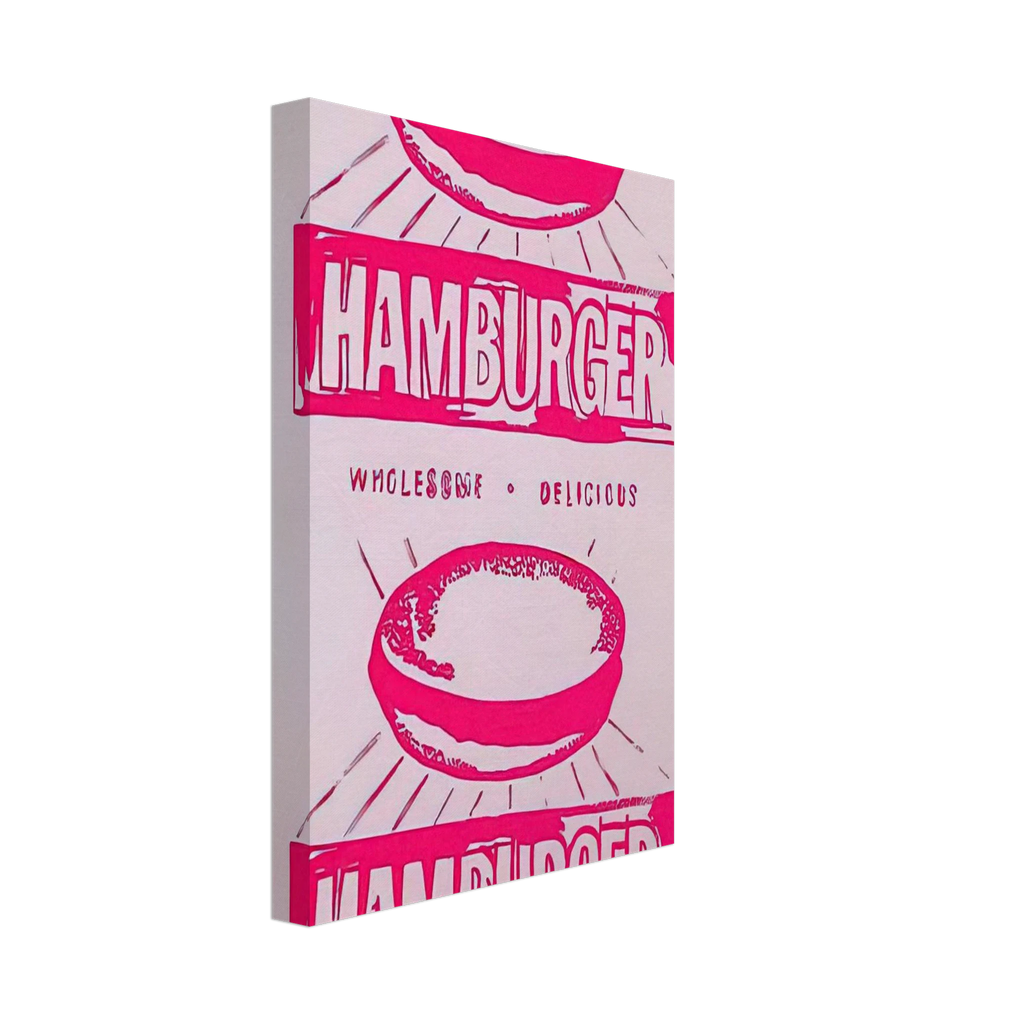 Double Hamburger Canvas | Andy Warhol Canvas | Andy Warhol Prints