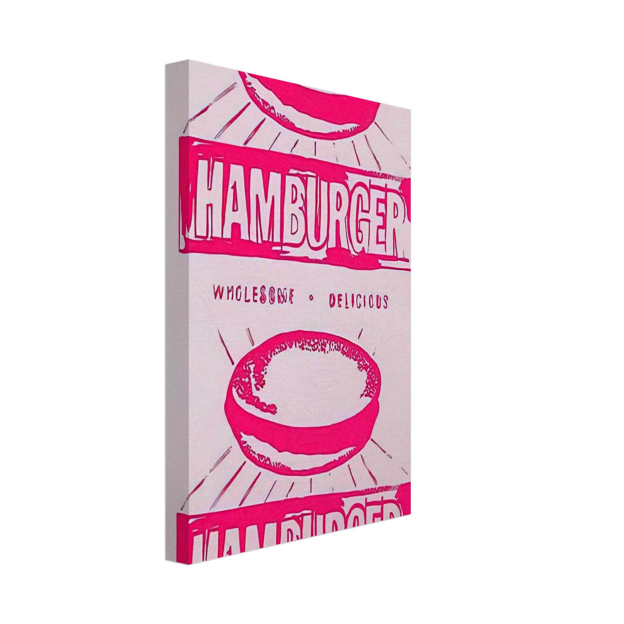 Double Hamburger Canvas | Andy Warhol Canvas | Andy Warhol Prints