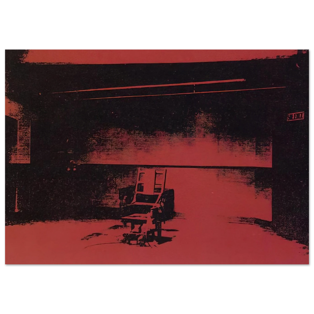 Early electric chair Poster | Andy Warhol Poster | Andy Warhol Prints