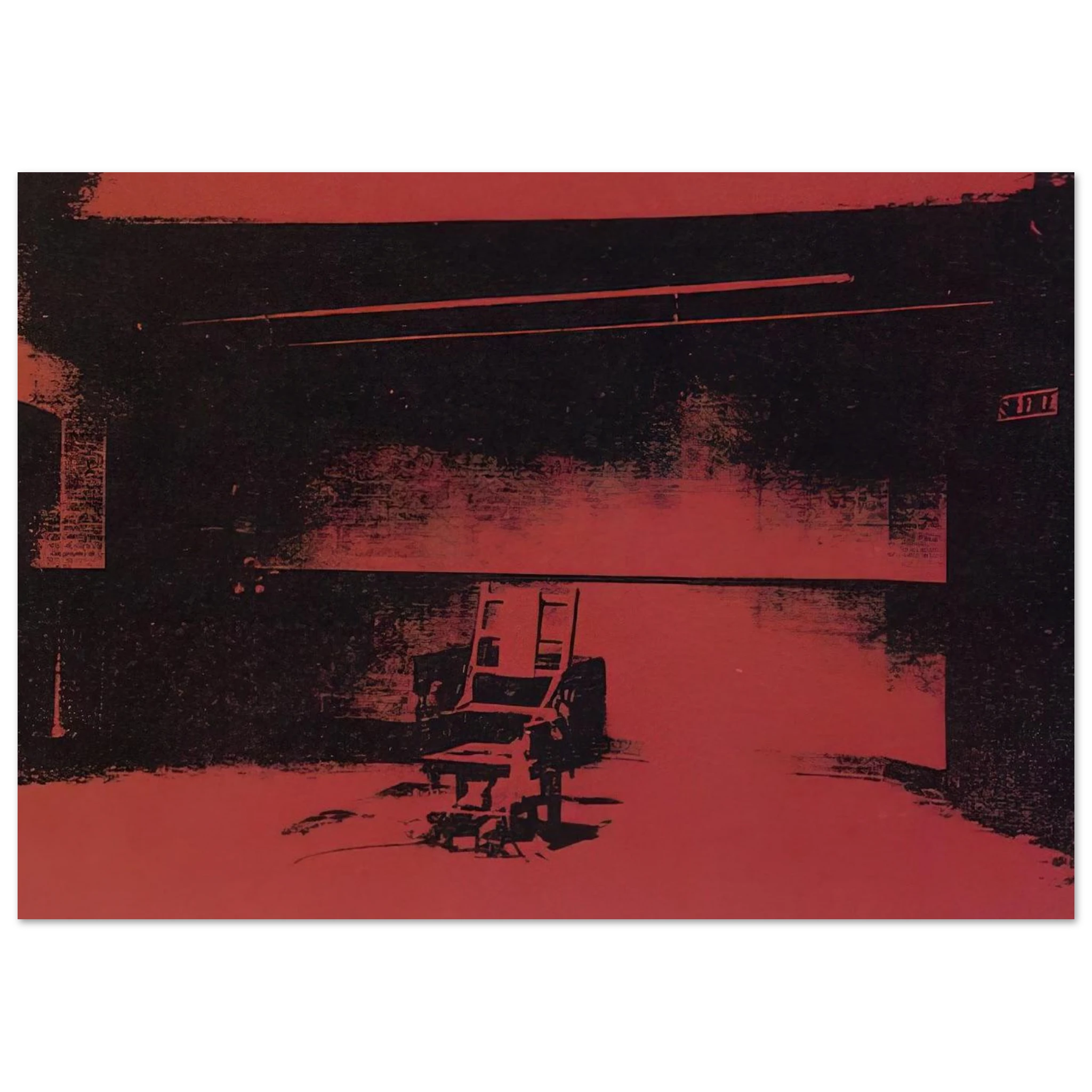 Early electric chair Poster | Andy Warhol Poster | Andy Warhol Prints