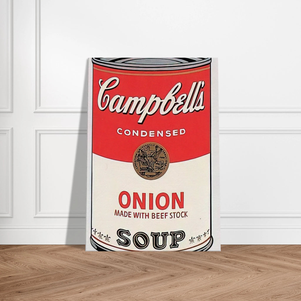 Campbell's Soup Can  onion  Canvas | Andy Warhol Canvas | Andy Warhol Prints