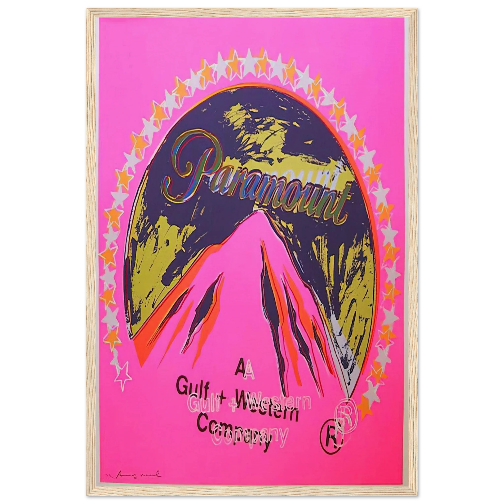 Paramount Framed Poster | Andy Warhol Framed Prints Wall Art | Andy Warhol Prints