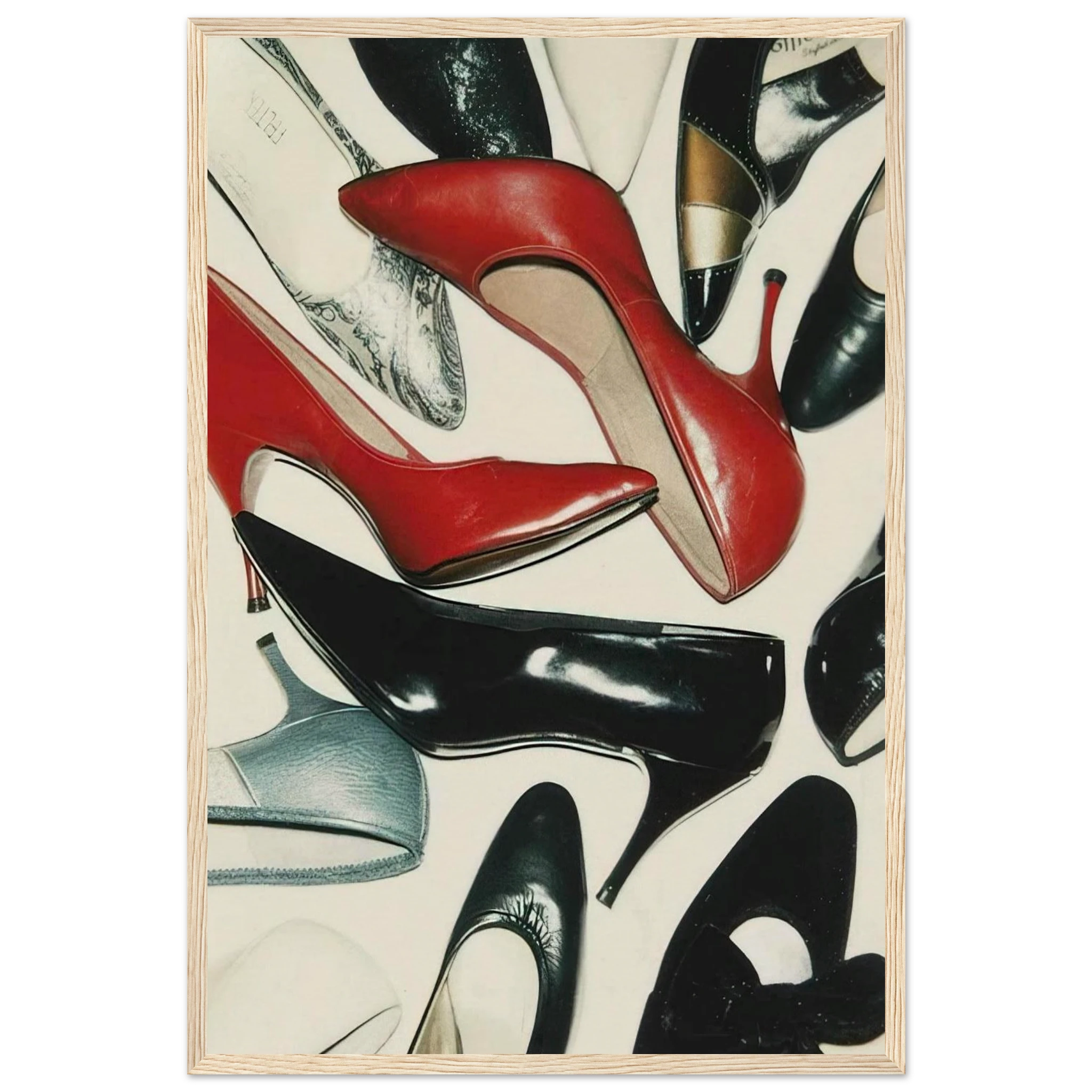 Shoes Framed Poster | Andy Warhol Framed Prints Wall Art | Andy Warhol Prints