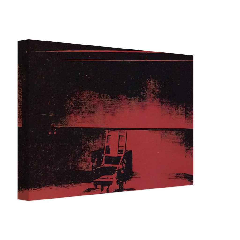 Early electric chair Canvas | Andy Warhol Canvas | Andy Warhol Prints