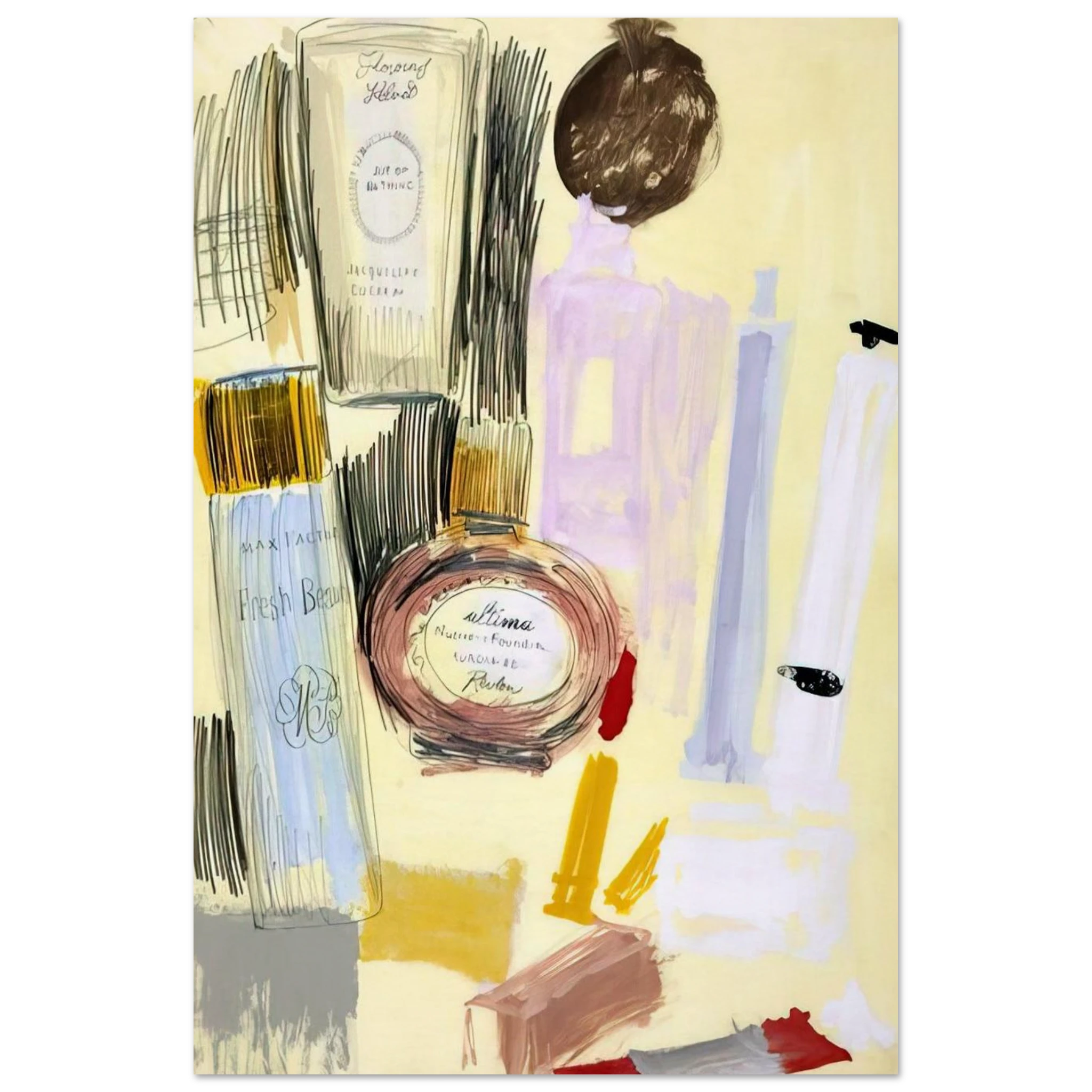 Untitled  Beauty Products  Poster | Andy Warhol Poster | Andy Warhol Prints