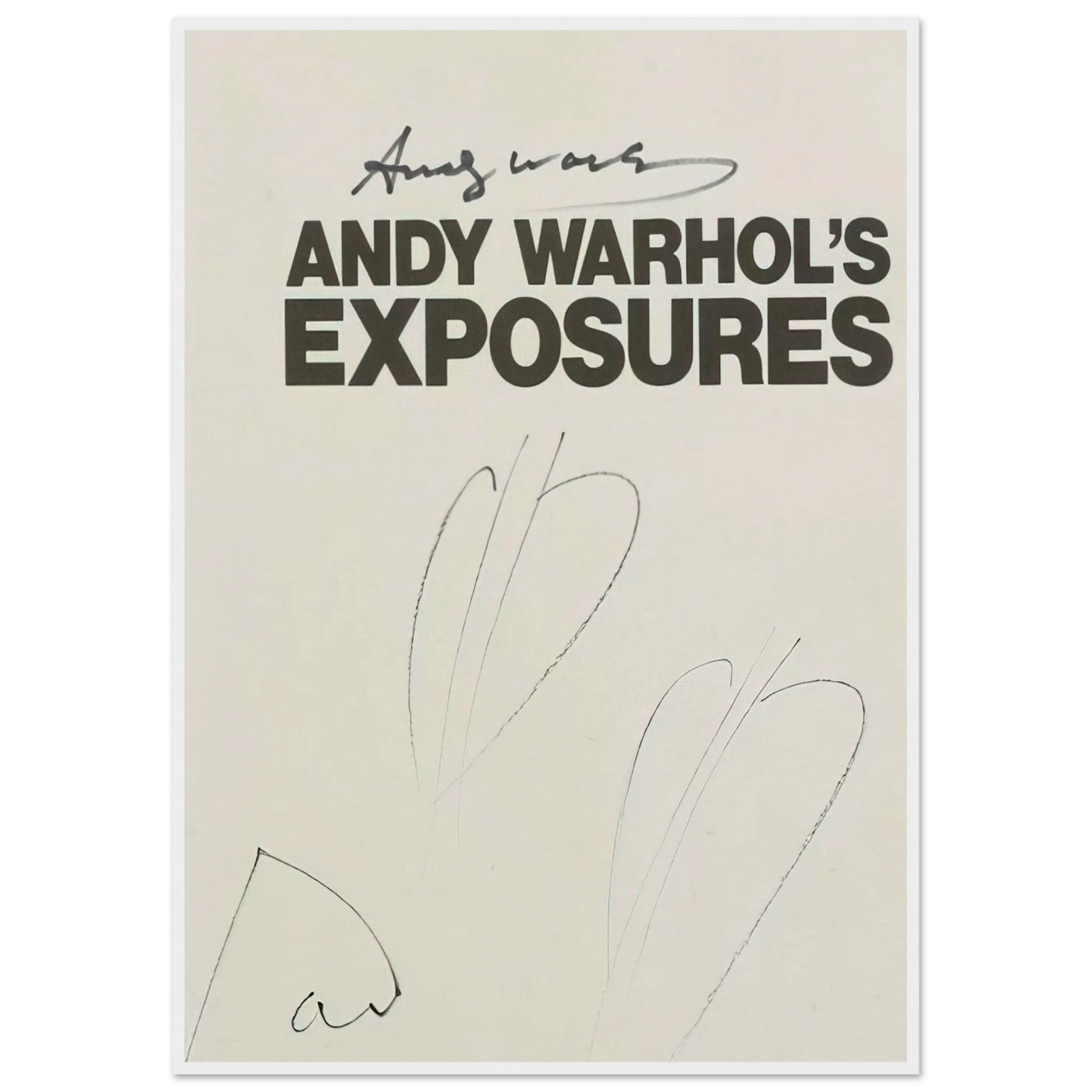 Butterfly Hearths  Andy Warhol's Exposures  Framed Poster | Andy Warhol Framed Prints Wall Art | Andy Warhol Prints