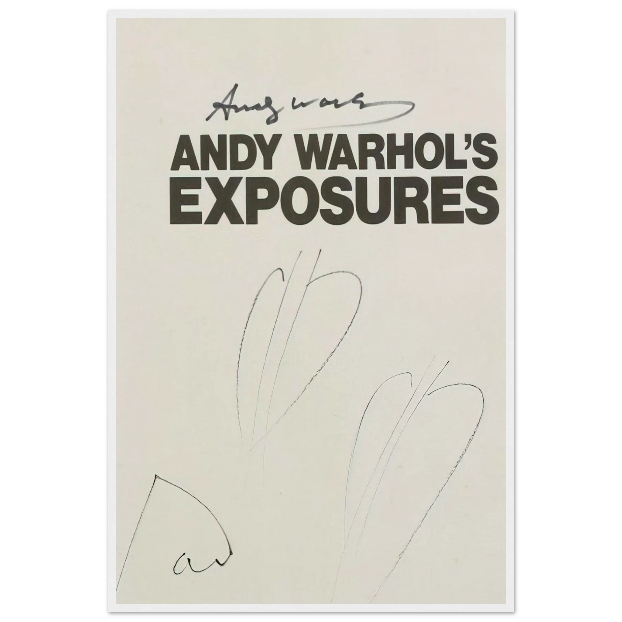Butterfly Hearths  Andy Warhol's Exposures  Framed Poster | Andy Warhol Framed Prints Wall Art | Andy Warhol Prints