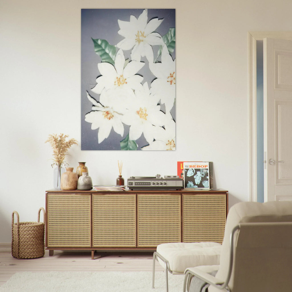Christmas Poinsettias-White Poster | Andy Warhol Poster | Andy Warhol Prints