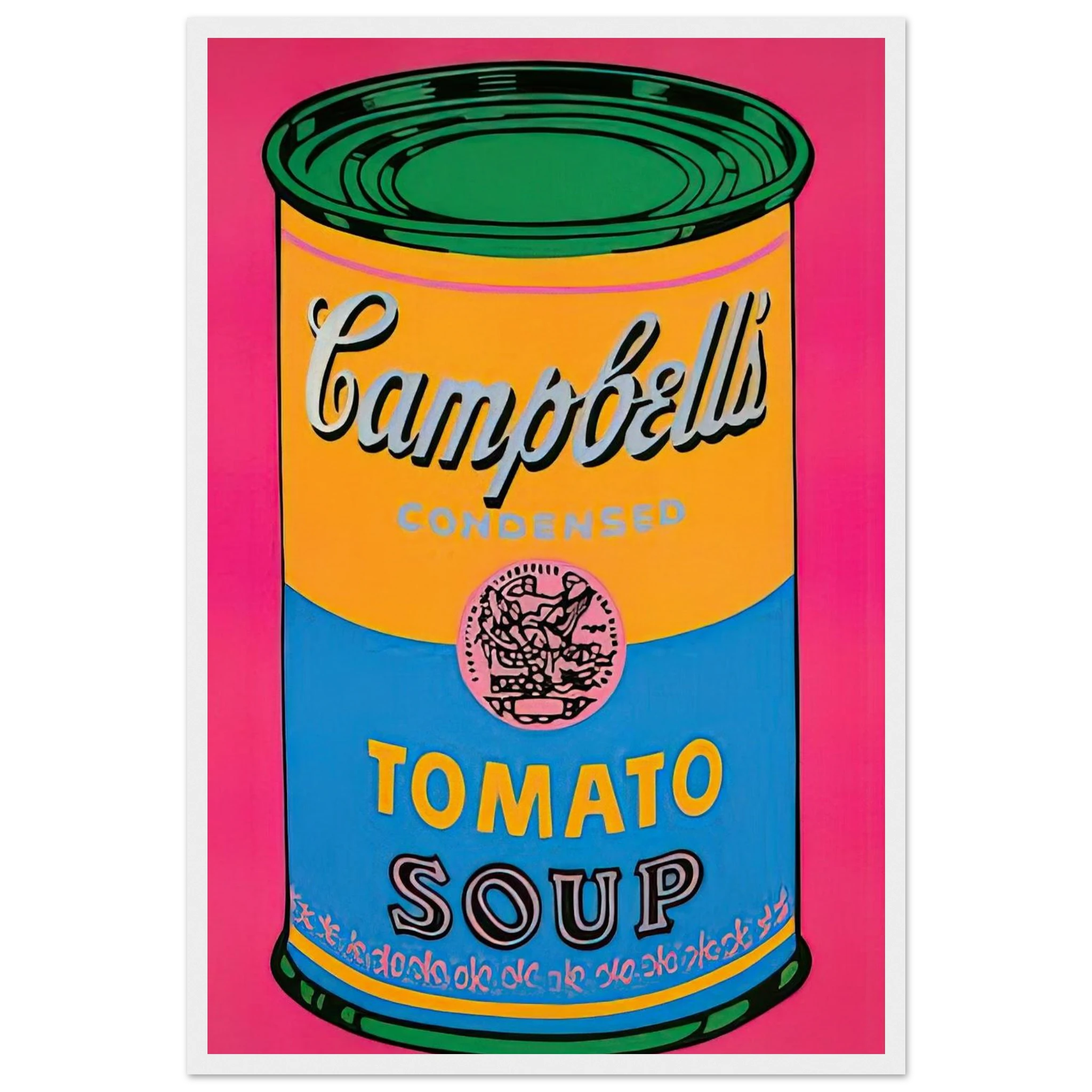 Campbell's Soup Can  Framed Poster | Andy Warhol Framed Prints Wall Art | Andy Warhol Prints