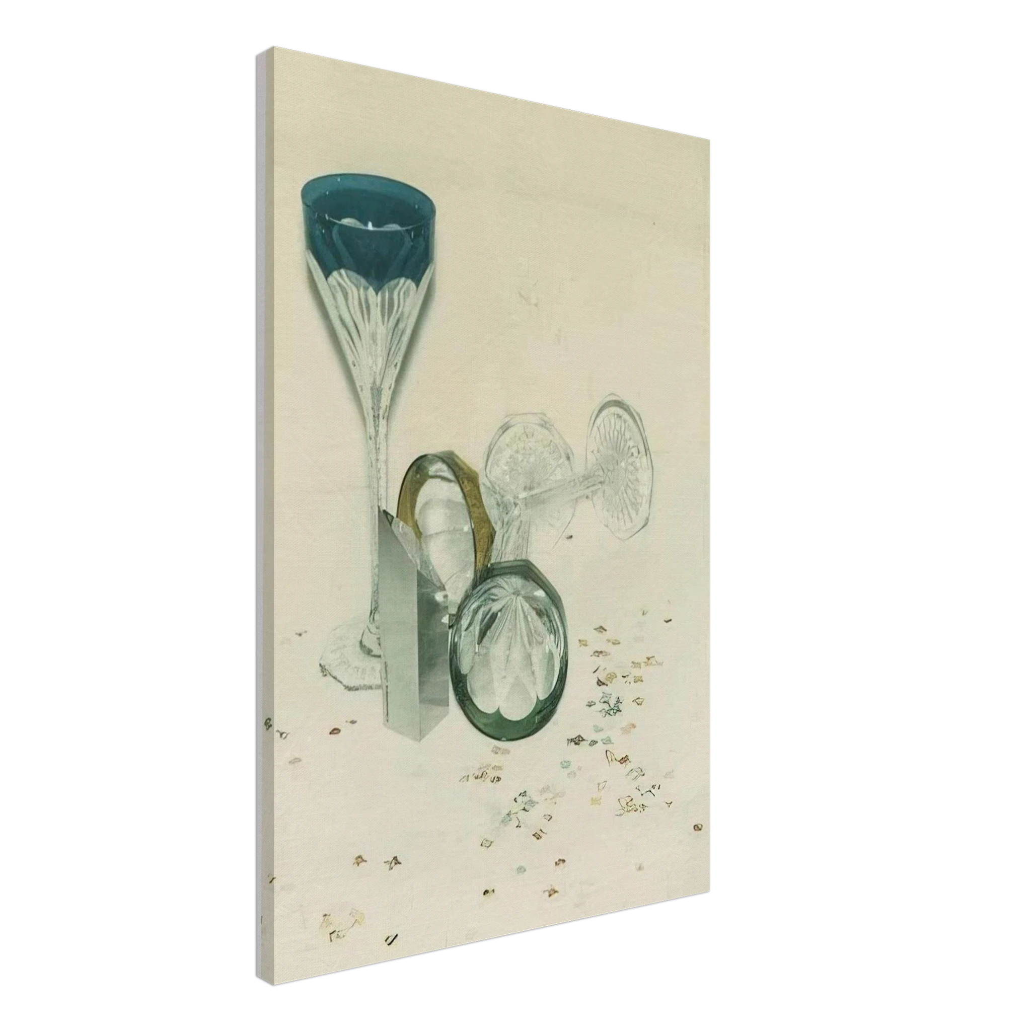 Committee 2000 Champagne Glasses Canvas | Andy Warhol Canvas | Andy Warhol Prints