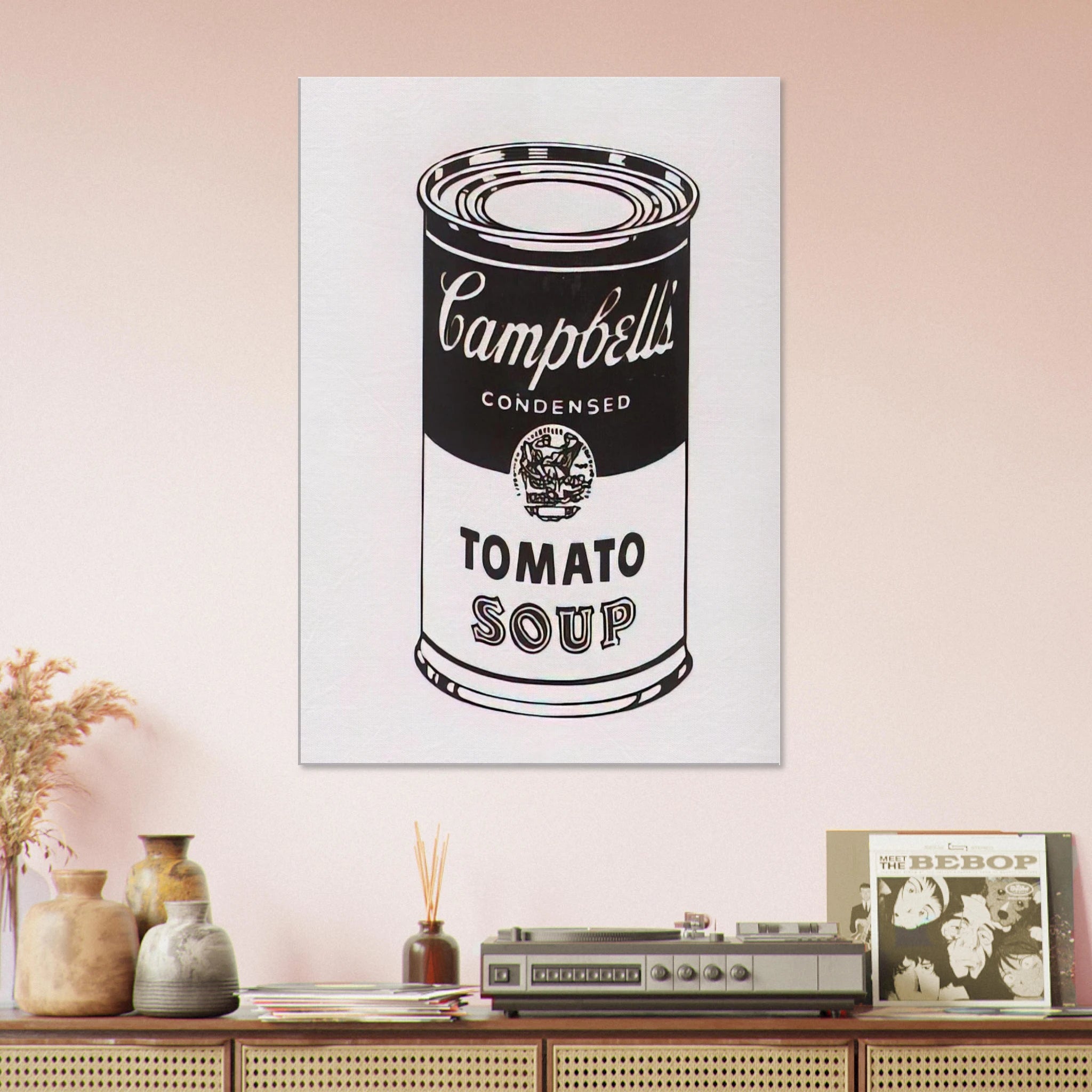 Campbell's Soup Can  Tomato -Retrospective Series Canvas | Andy Warhol Canvas | Andy Warhol Prints