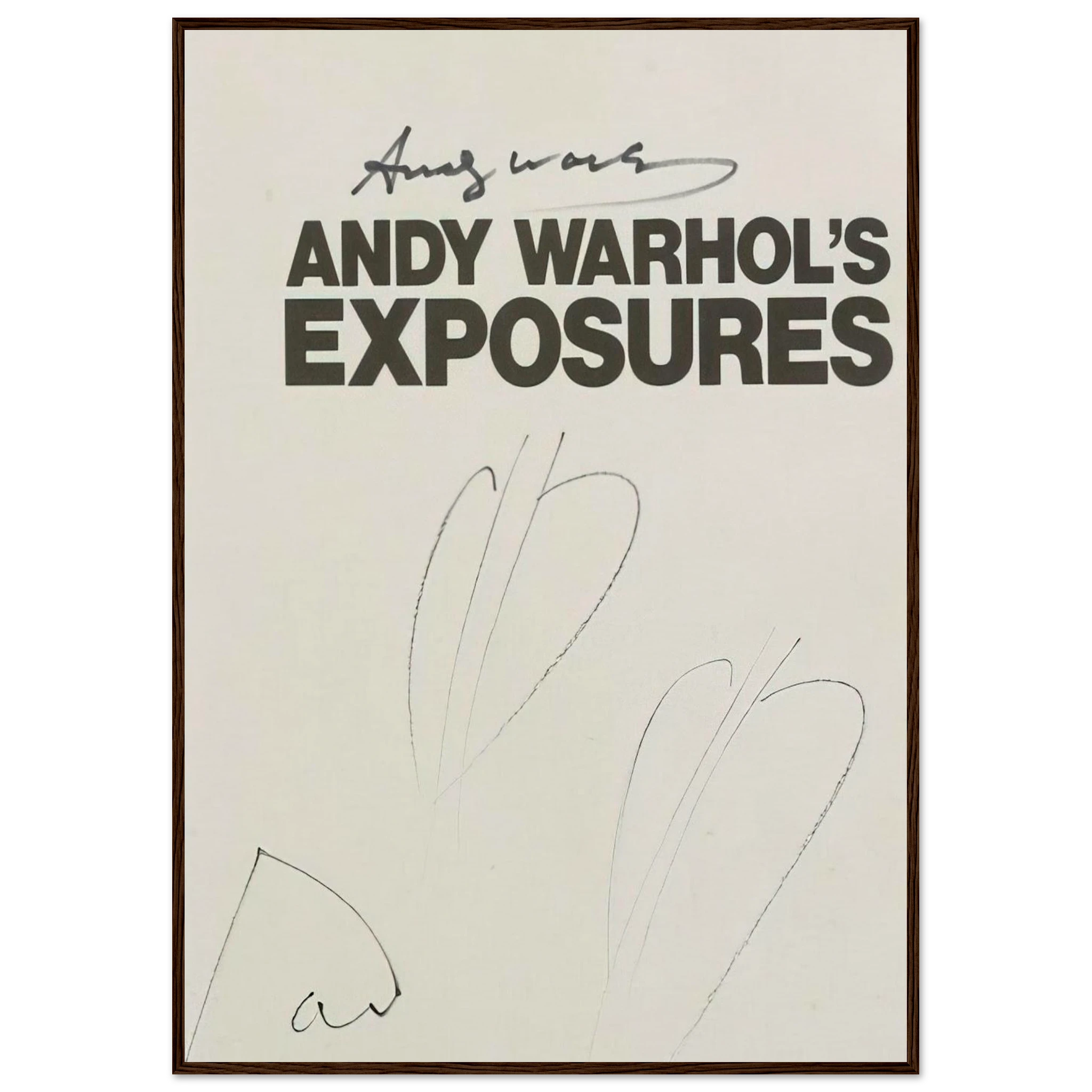 Butterfly Hearths  Andy Warhol's Exposures  Framed Poster | Andy Warhol Framed Prints Wall Art | Andy Warhol Prints