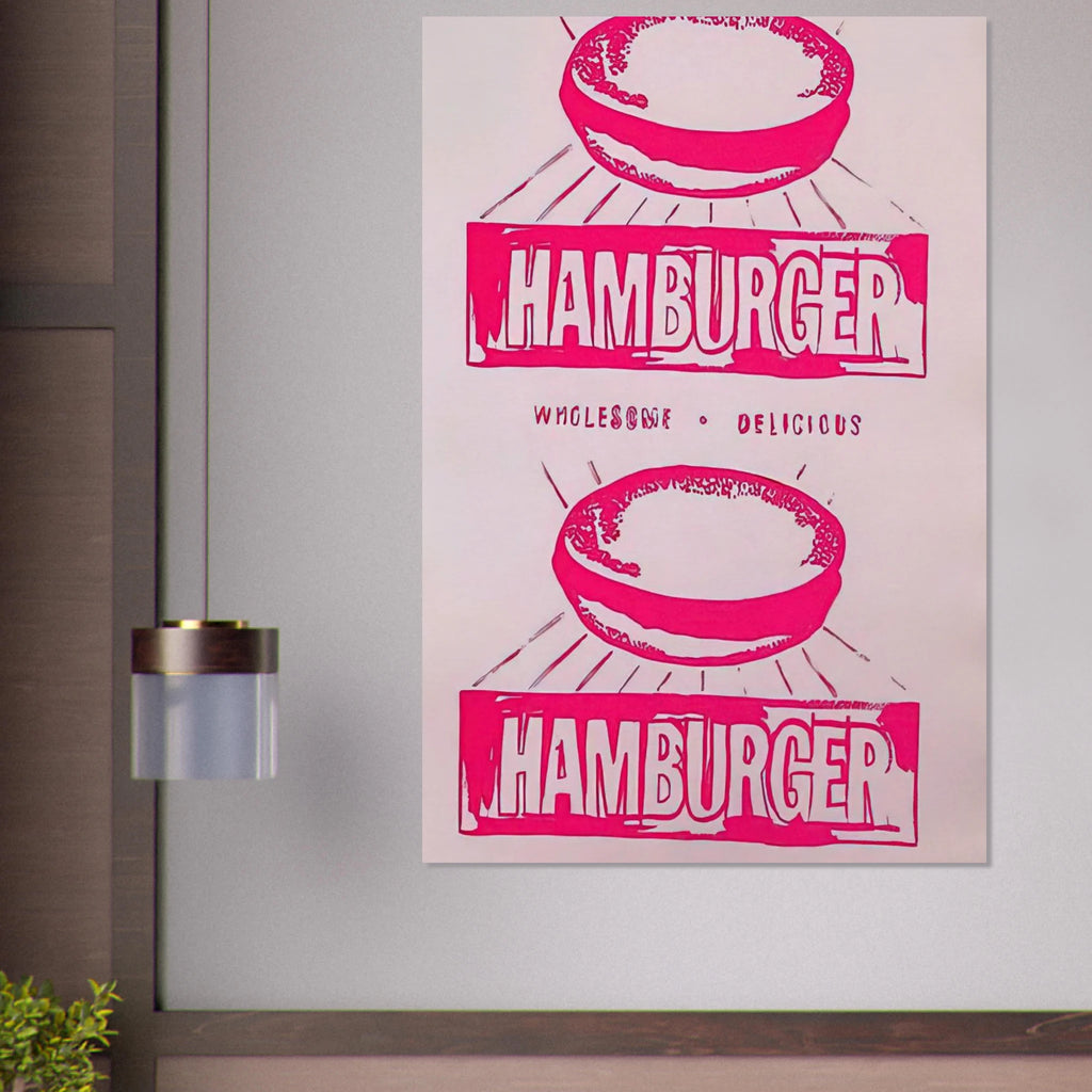 Double Hamburger Poster | Andy Warhol Poster | Andy Warhol Prints