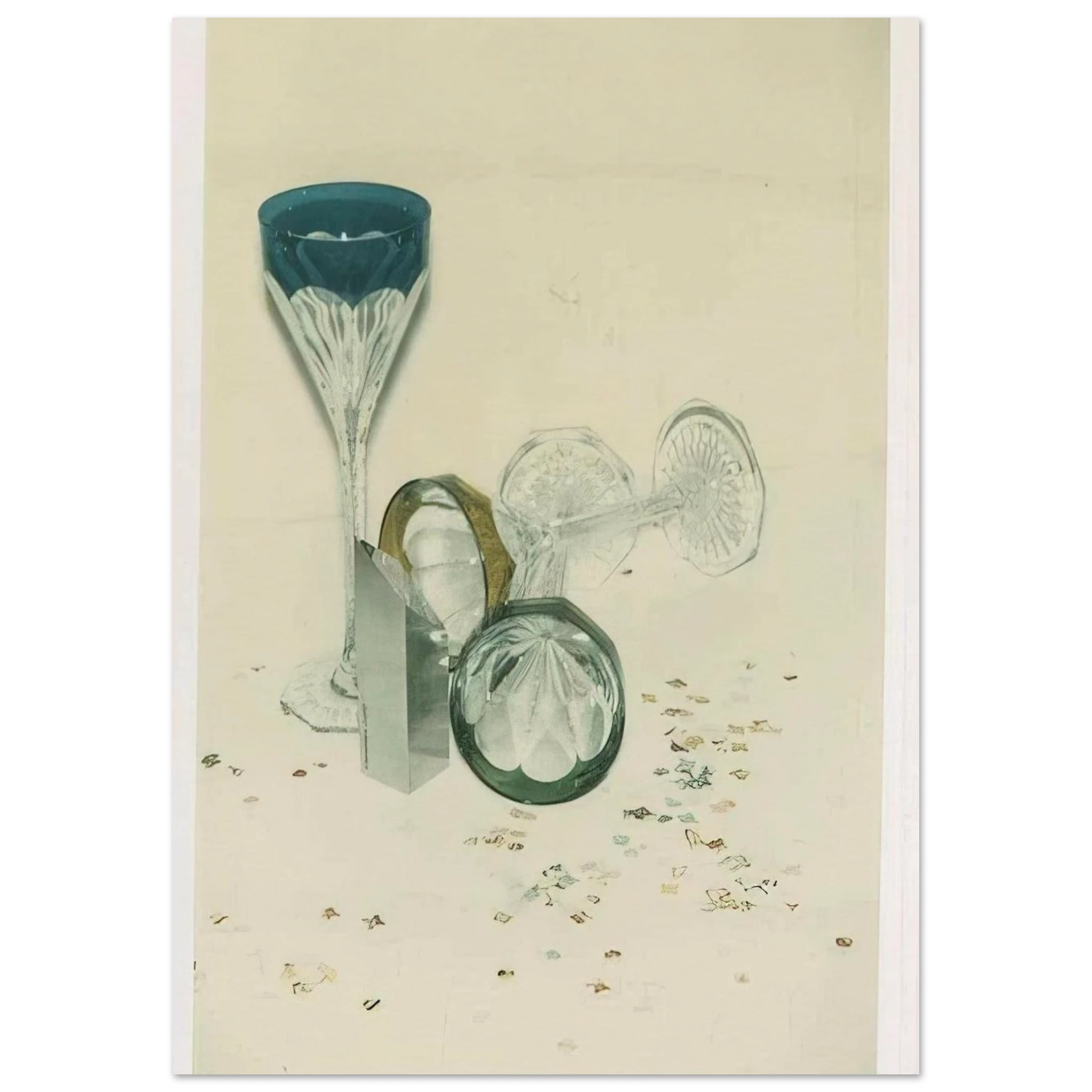 Committee 2000 Champagne Glasses Poster | Andy Warhol Poster | Andy Warhol Prints