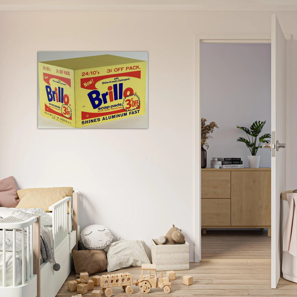 Brillo Box  3c Off  Canvas | Andy Warhol Canvas | Andy Warhol Prints
