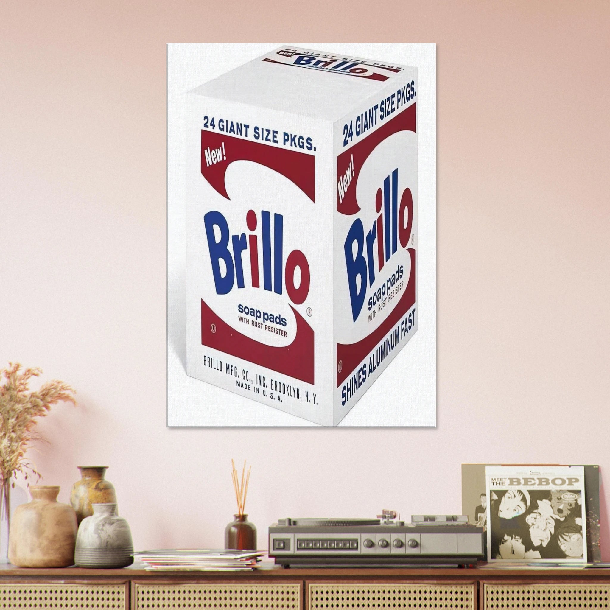 Brillo Soap Pads Canvas | Andy Warhol Canvas | Andy Warhol Prints