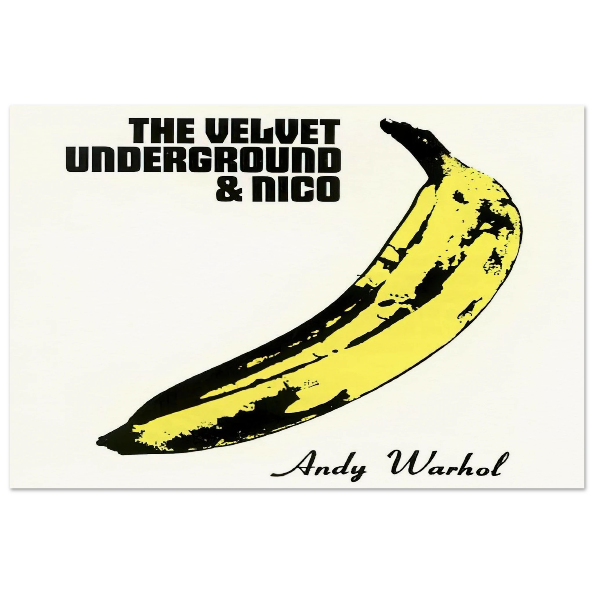 Velvet Underground & Nico Poster | Andy Warhol Poster | Andy Warhol Prints