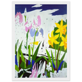 Do It Yourself  Flowers  Framed Poster | Andy Warhol Framed Prints Wall Art | Andy Warhol Prints