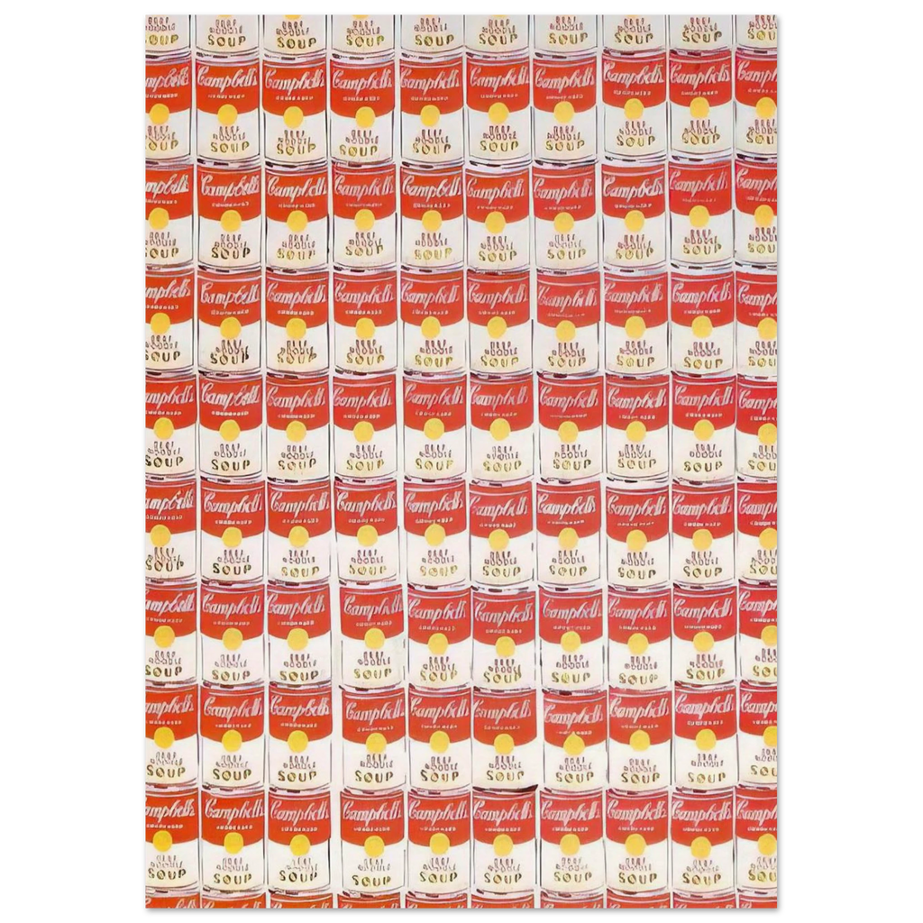 100 Cans Poster | Andy Warhol Poster | Andy Warhol Prints