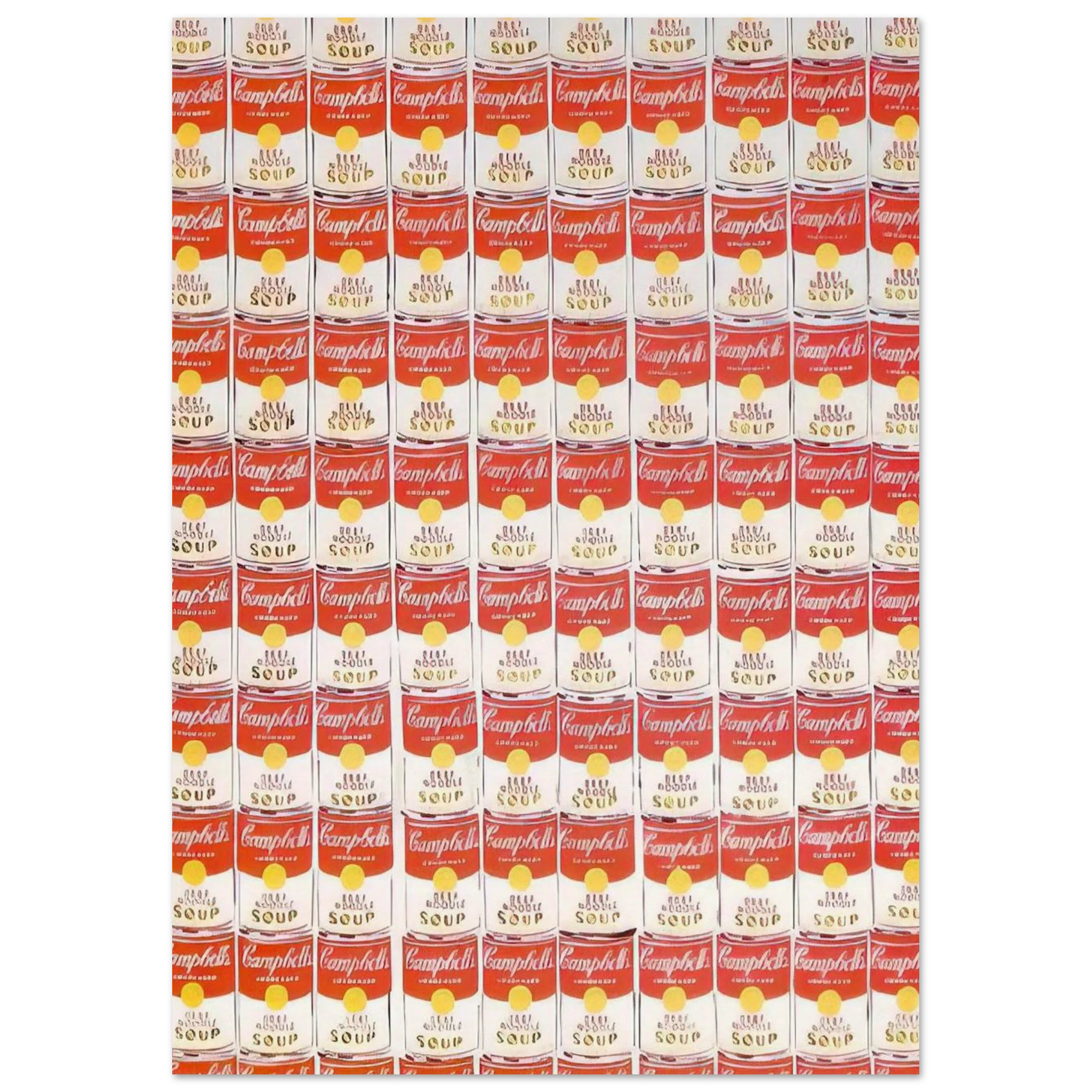 100 Cans Poster | Andy Warhol Poster | Andy Warhol Prints
