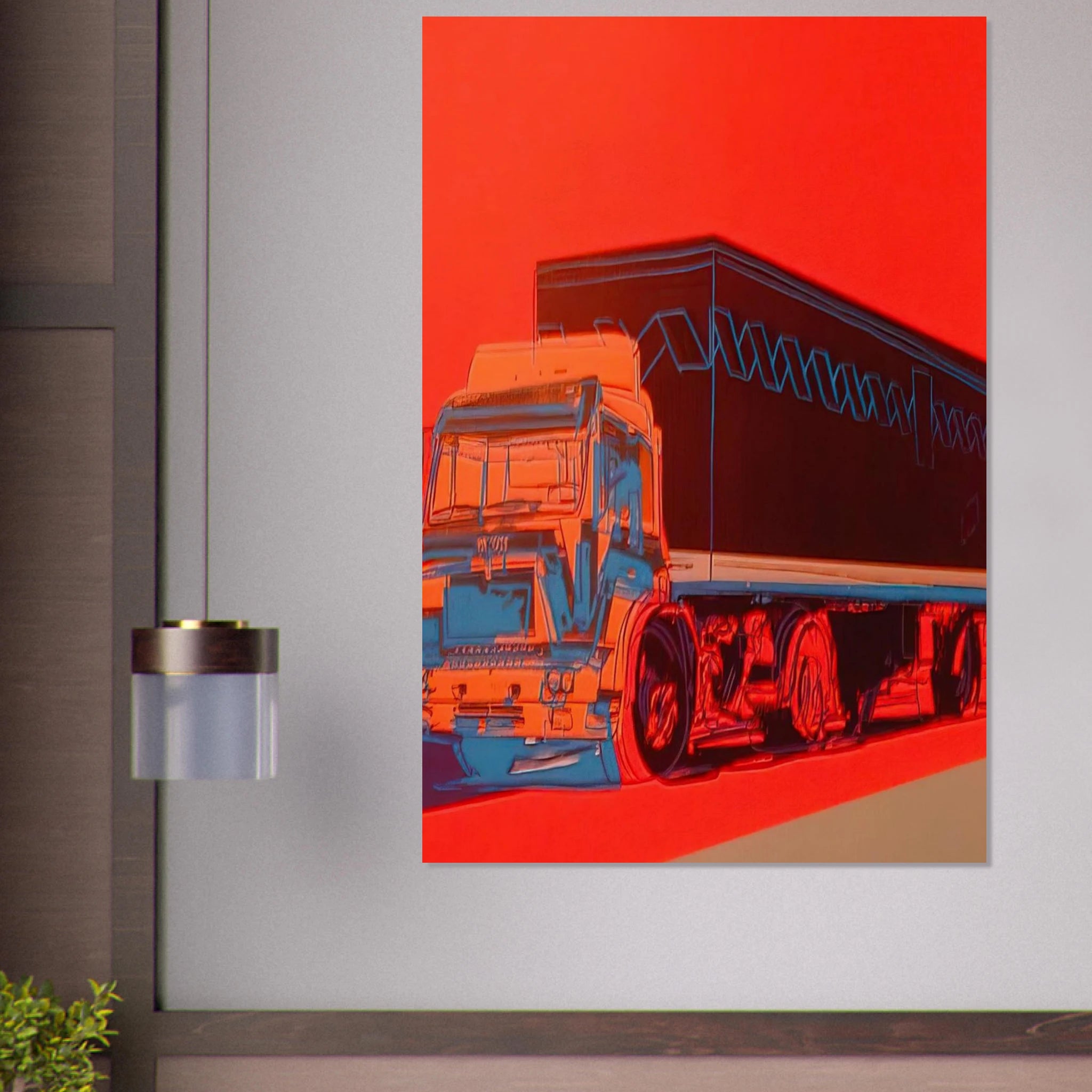 Truck Announcement Poster | Andy Warhol Poster | Andy Warhol Prints