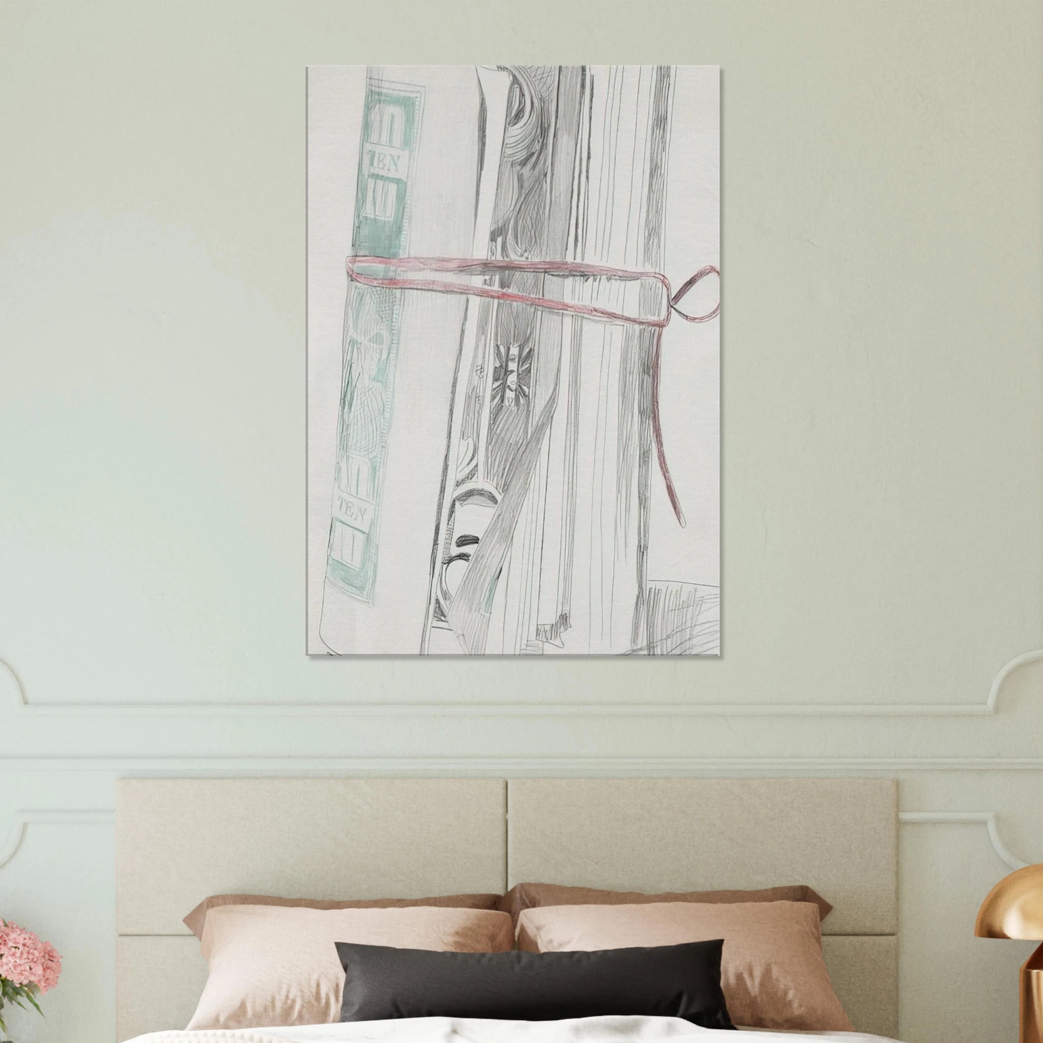 Roll of Bills Canvas | Andy Warhol Canvas | Andy Warhol Prints