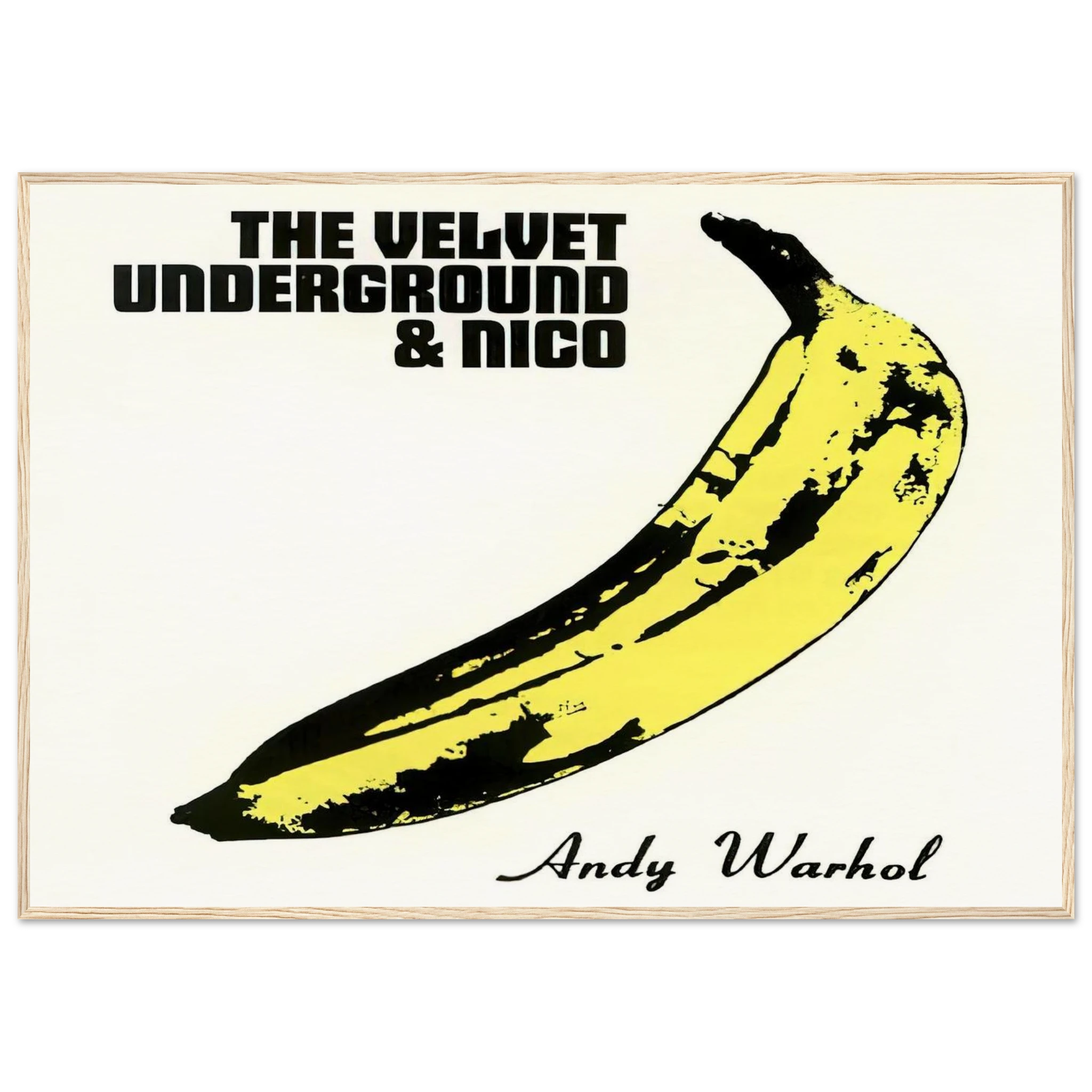 Velvet Underground & Nico Framed Poster | Andy Warhol Framed Prints Wall Art | Andy Warhol Prints