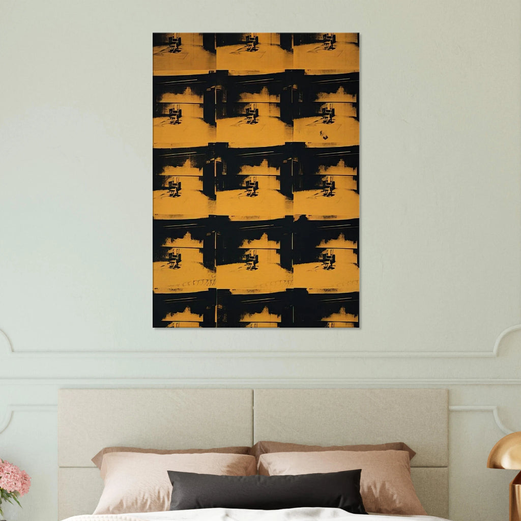 Orange Disaster Canvas | Andy Warhol Canvas | Andy Warhol Prints