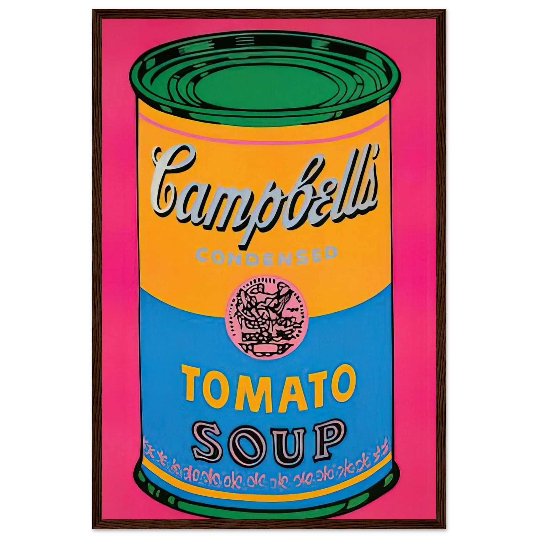 Campbell's Soup Can  Framed Poster | Andy Warhol Framed Prints Wall Art | Andy Warhol Prints