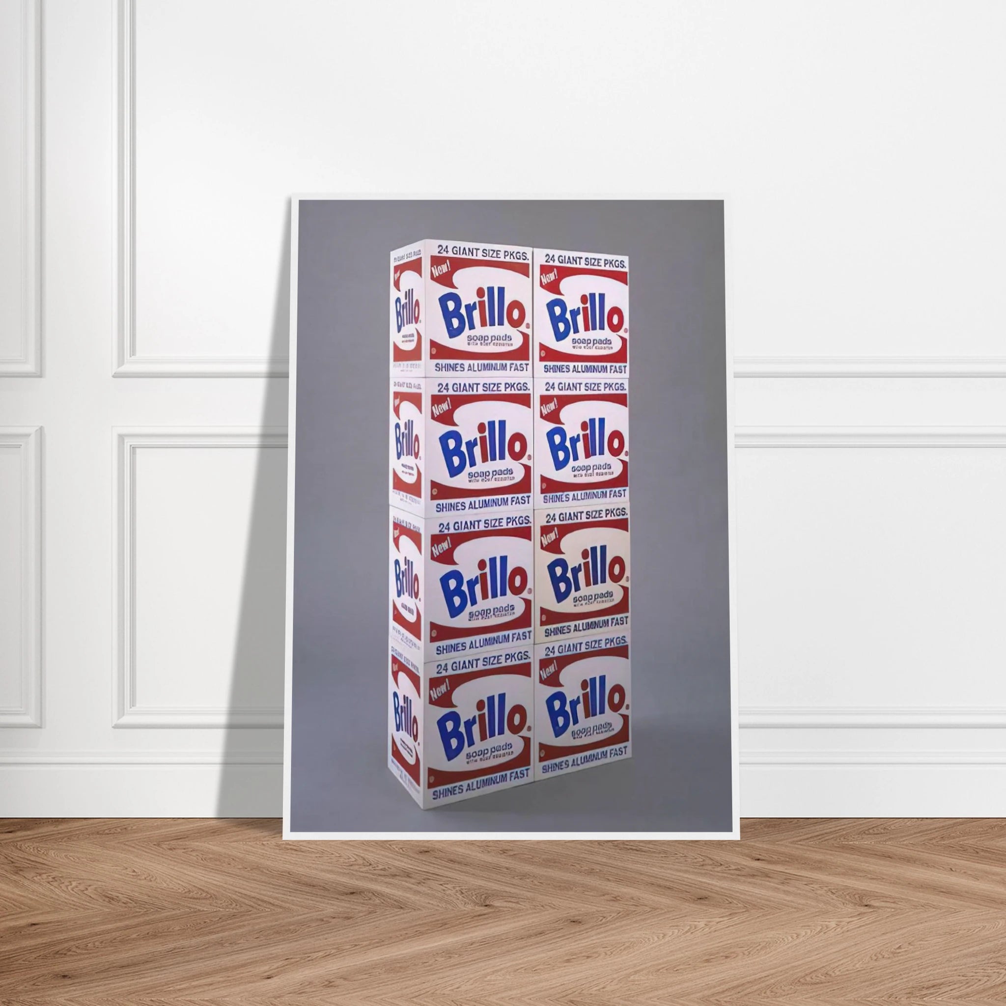 Brillo Soap Pads Boxes Framed Poster | Andy Warhol Framed Prints Wall Art | Andy Warhol Prints