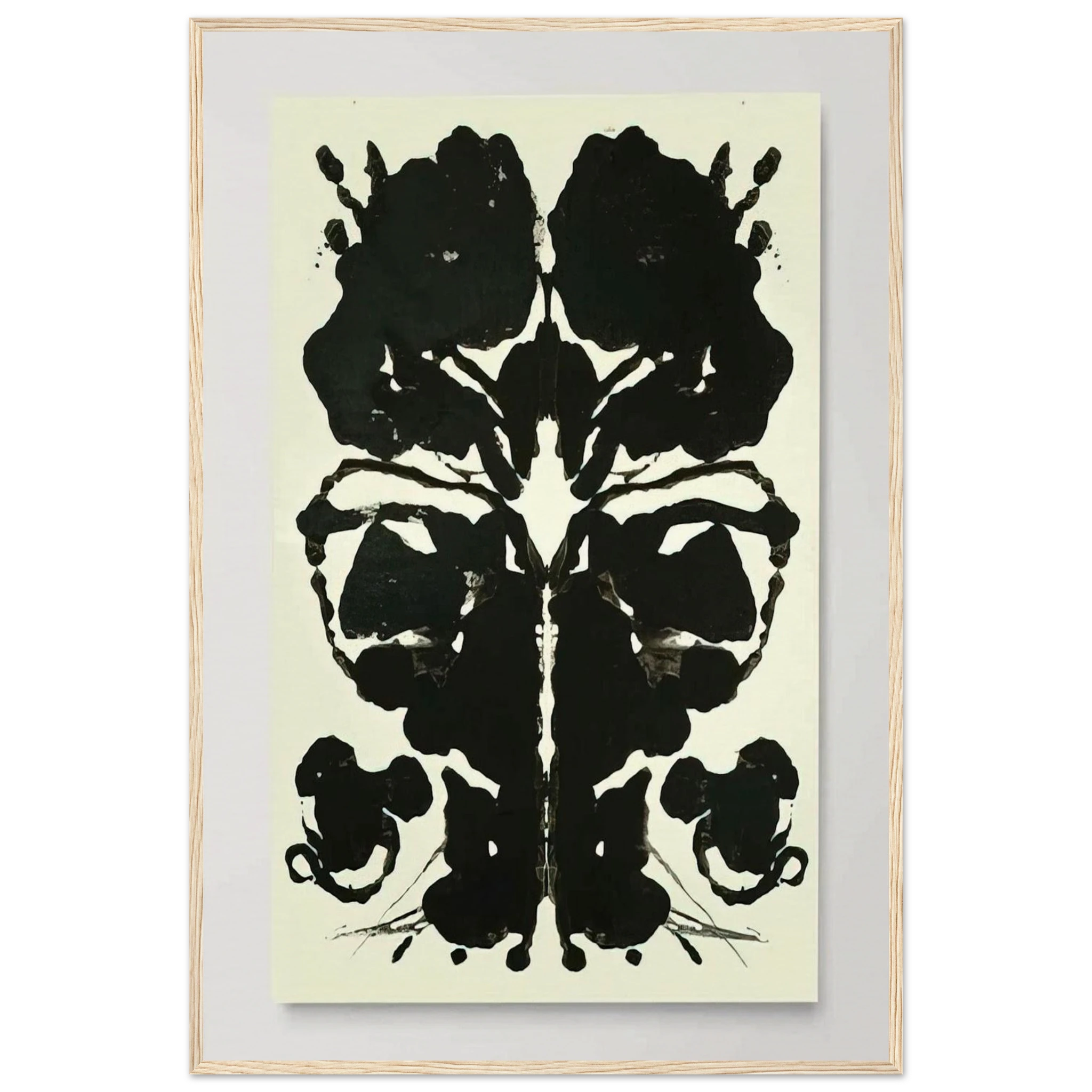 Rorschach Framed Poster | Andy Warhol Framed Prints Wall Art | Andy Warhol Prints