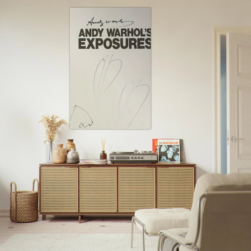 Butterfly Hearths  Andy Warhol's Exposures  Poster | Andy Warhol Poster | Andy Warhol Prints
